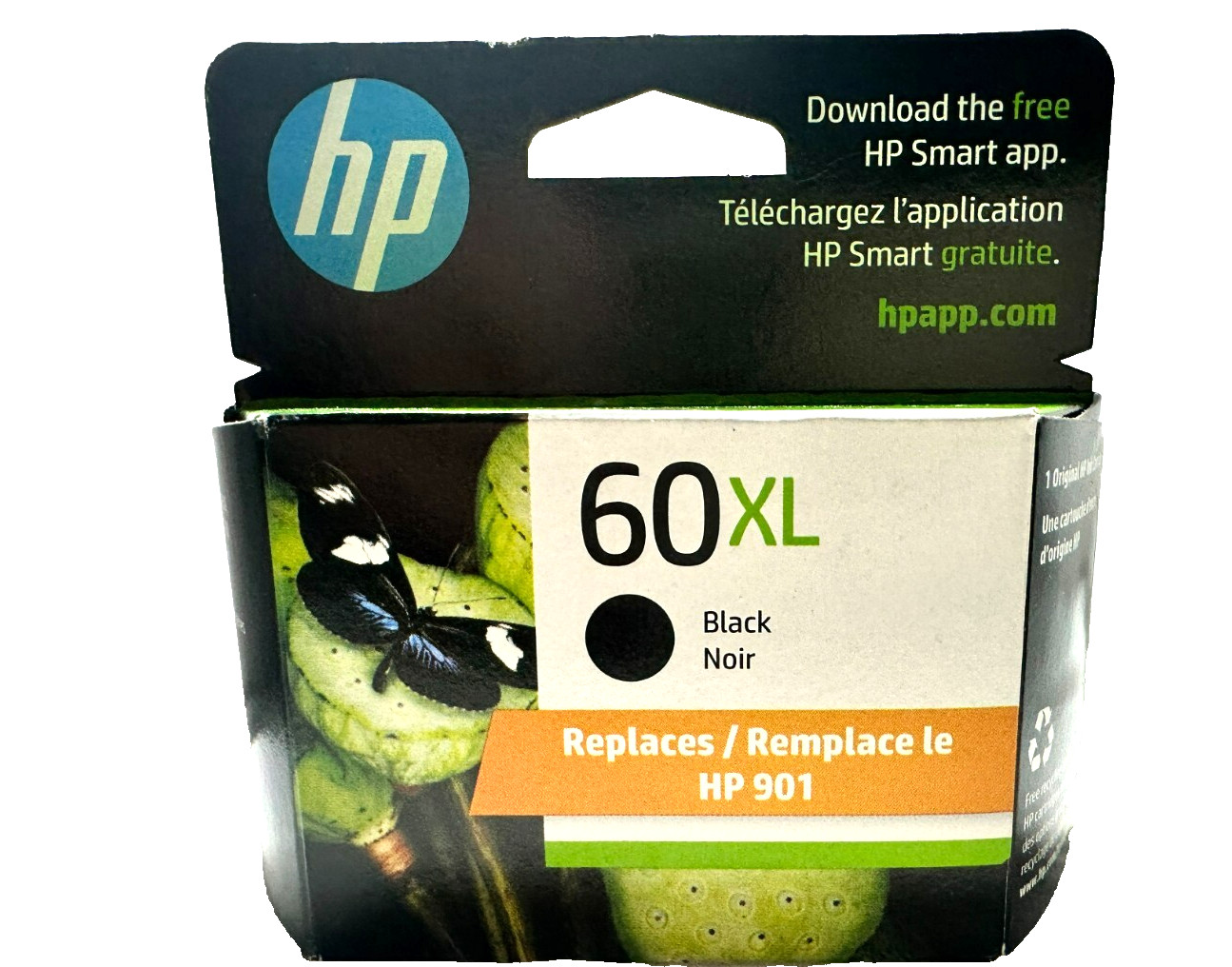 👍ORIGINAL HP 60XL Black High Yield Ink Cartridge EXP 06/2025 LOW PRICE CC641WN