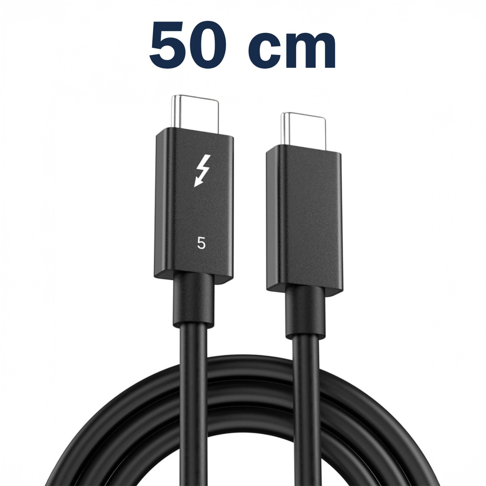 Thunderbolt 5 Cable 80Gbps 240W USB-C Intel Certified USB4 16K for MacBook Pro