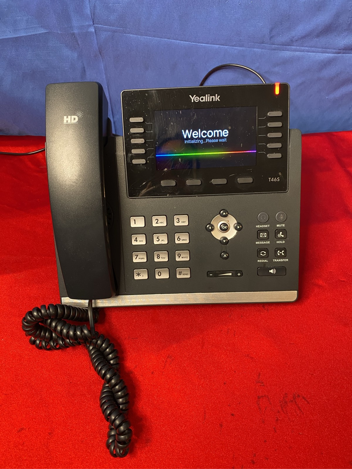 Yealink SIP-T46S Ultra-Elegant Gigabit VoIP Business Desk IP Telephone- tested