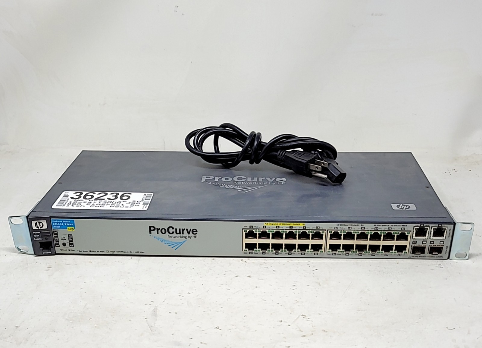 HP ProCurve 2610-24/12PWR J9086A Ethernet Switch PoE 