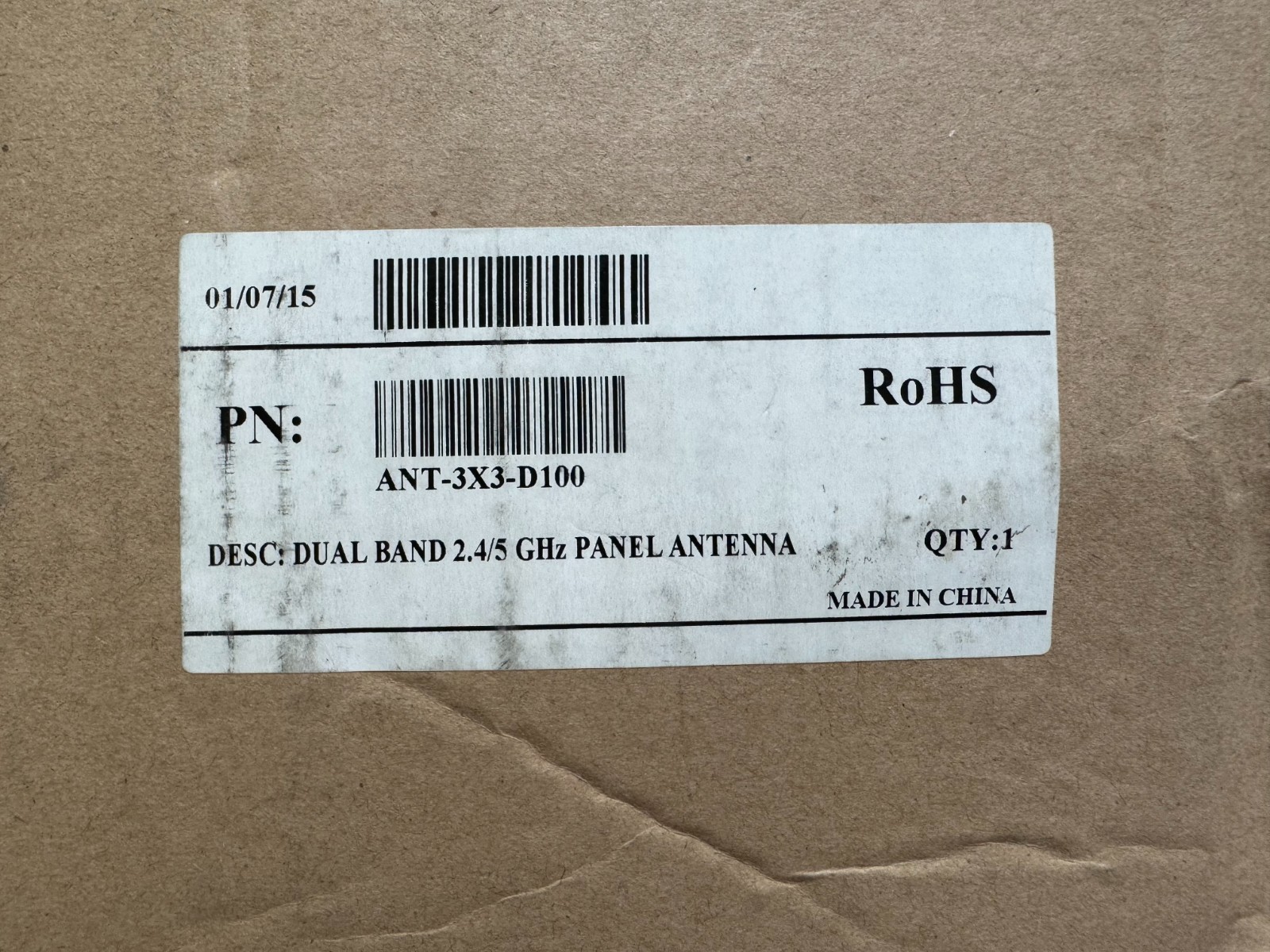 Aruba ANT-3X3-D100 Dual Band 2.4/5GHz WiFi Panel Antenna w/ Mount | MIMO | New
