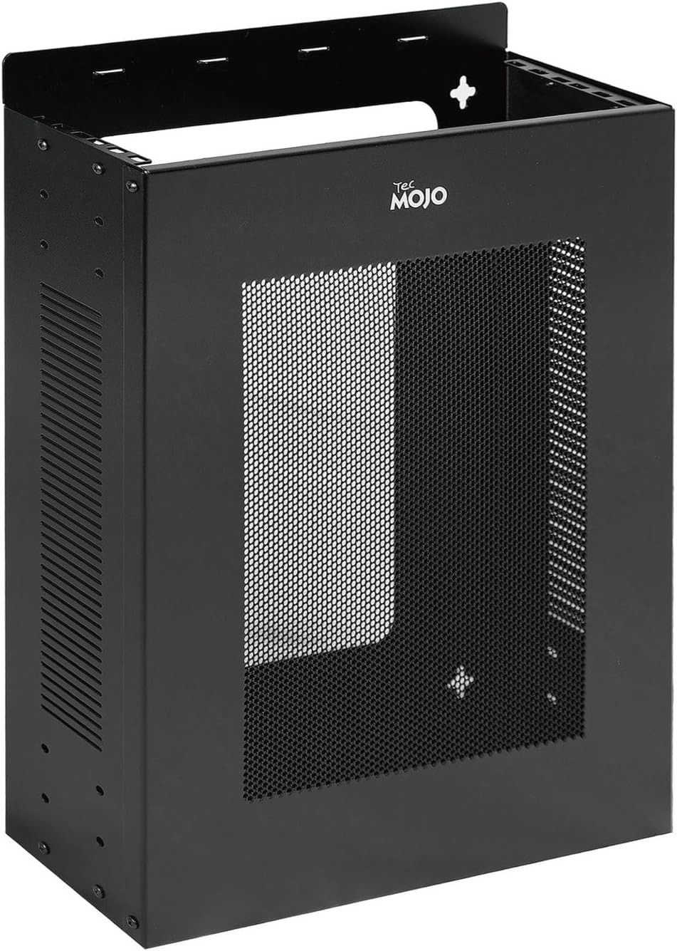 2U Vertical/Horizontal Wall Mountable Server Rack with Vented Enclosure for 19" 