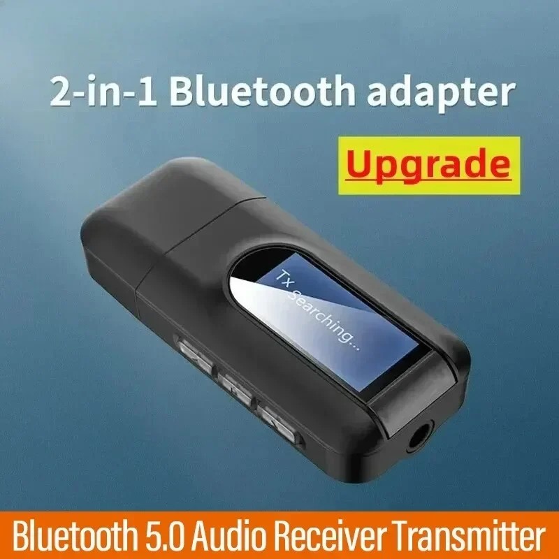 Transmisor Bluetooth 5.0 USB de Audio Receptor Adaptador para TV PC Auto 5 en 1