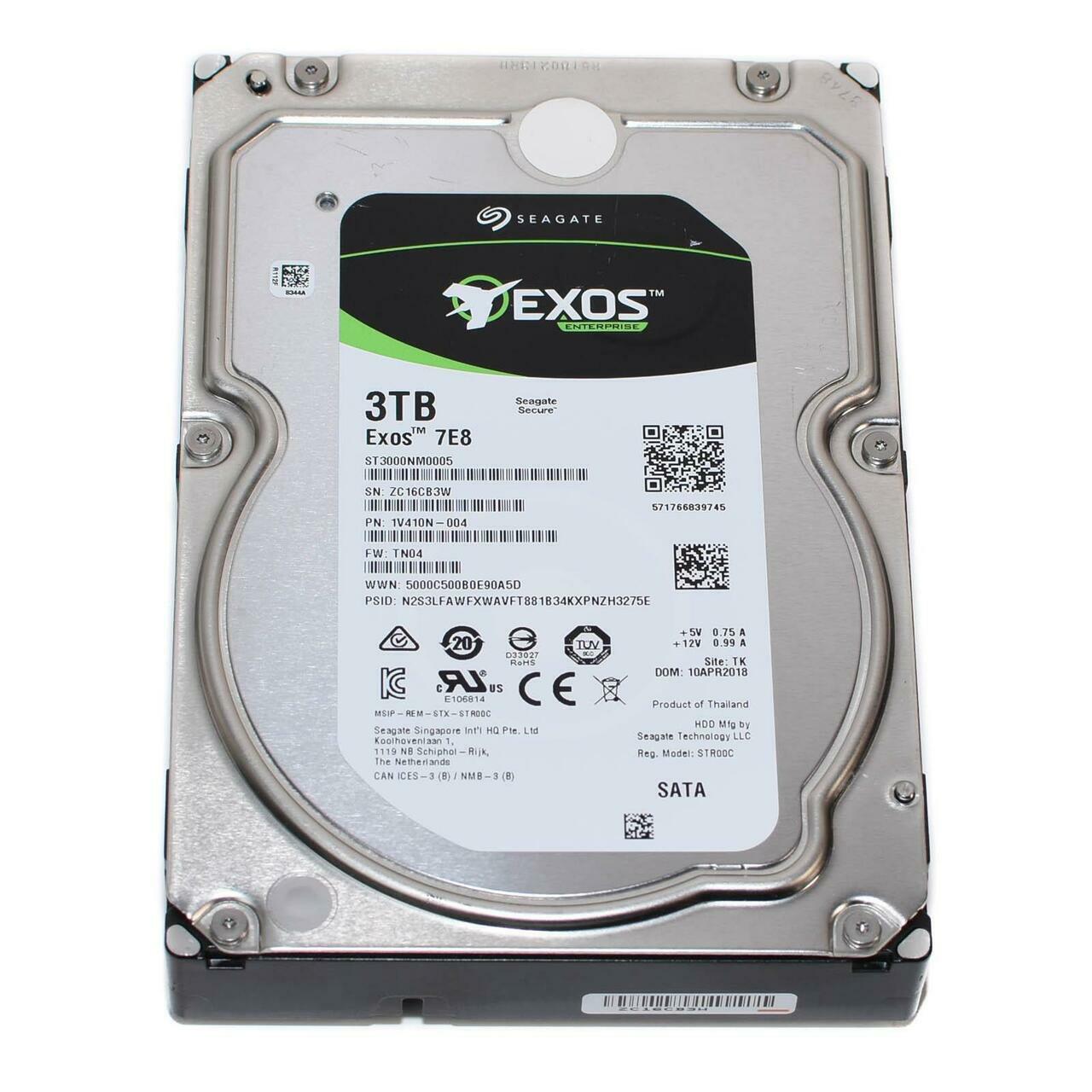 FIT FOR Seagate 3TB 7200RPM SATA 6.0 GB/s 128 Hard Drive ST3000NM0005