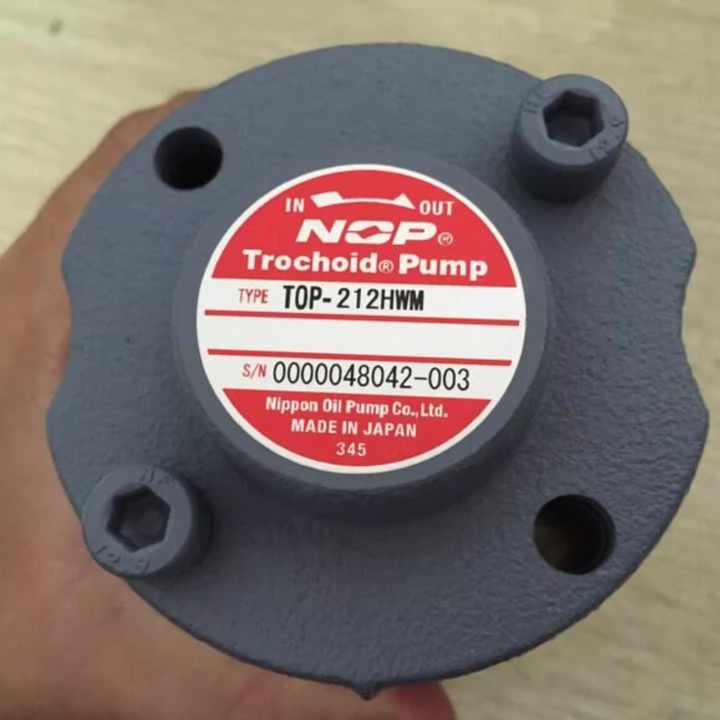1pcs new NOP gear pump TOP-212HWM single pump head Shipping DHL or FedEX