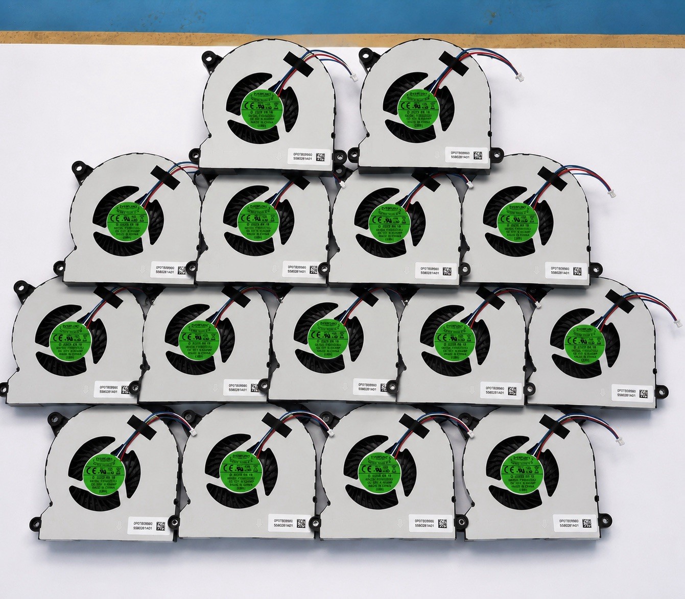15x Lot Everflow F050802SSU CPU Fan 5V 0.60A Intel NUC8i7BEH NUC8i5BEH NUC8i3BEH