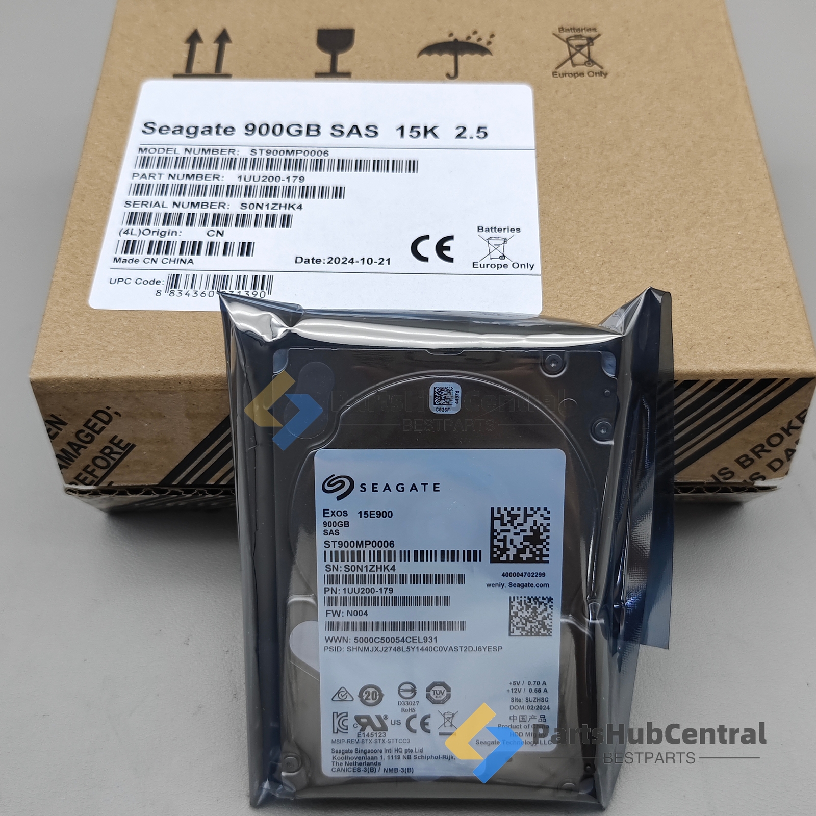 New Seagate 900GB 2.5" Hard Drive ST900MP0006 15K SAS Internal