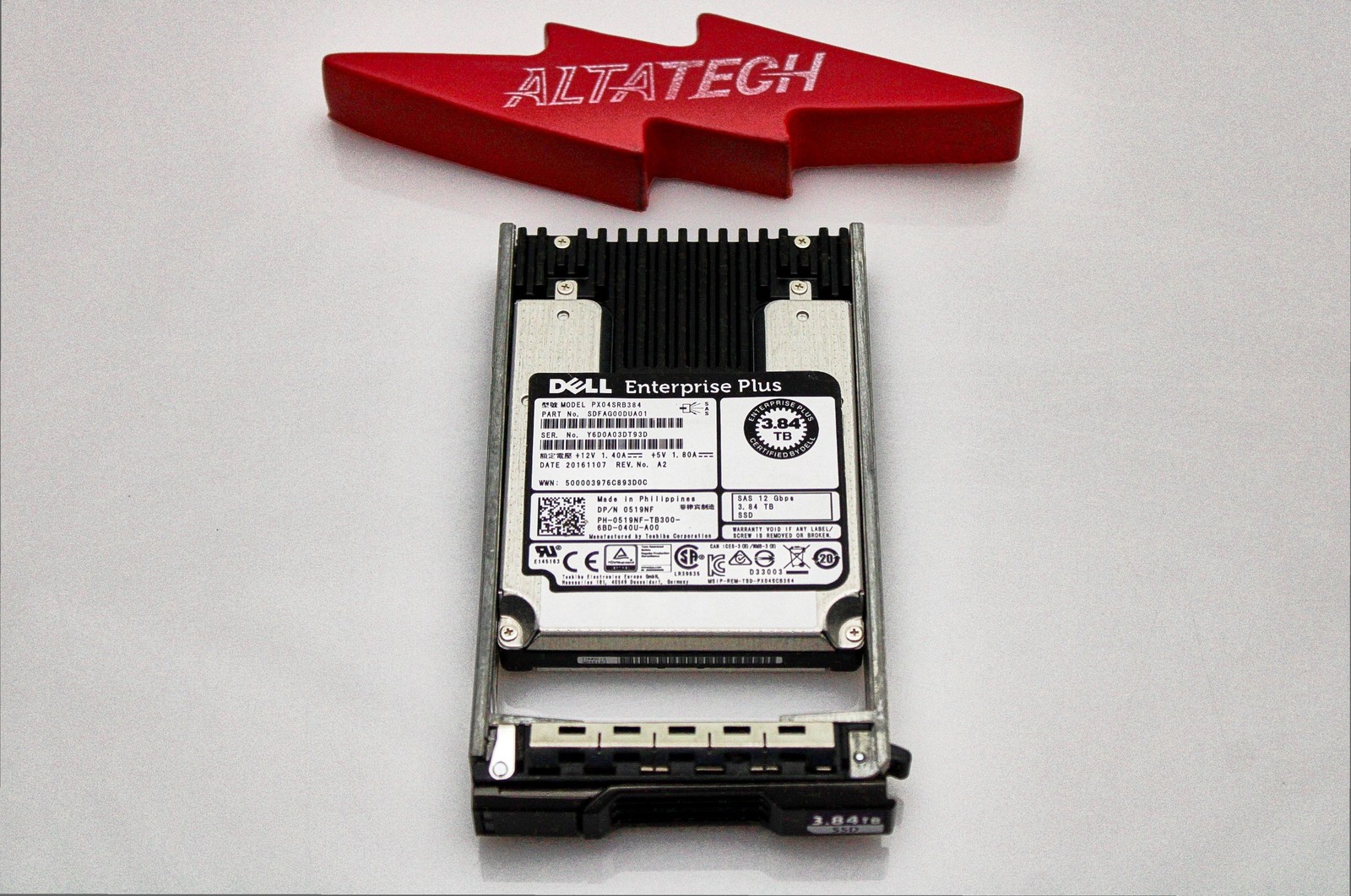 Dell 519NF-CML 3.84TB SSD SAS 2.5 12G RI PX04 E+