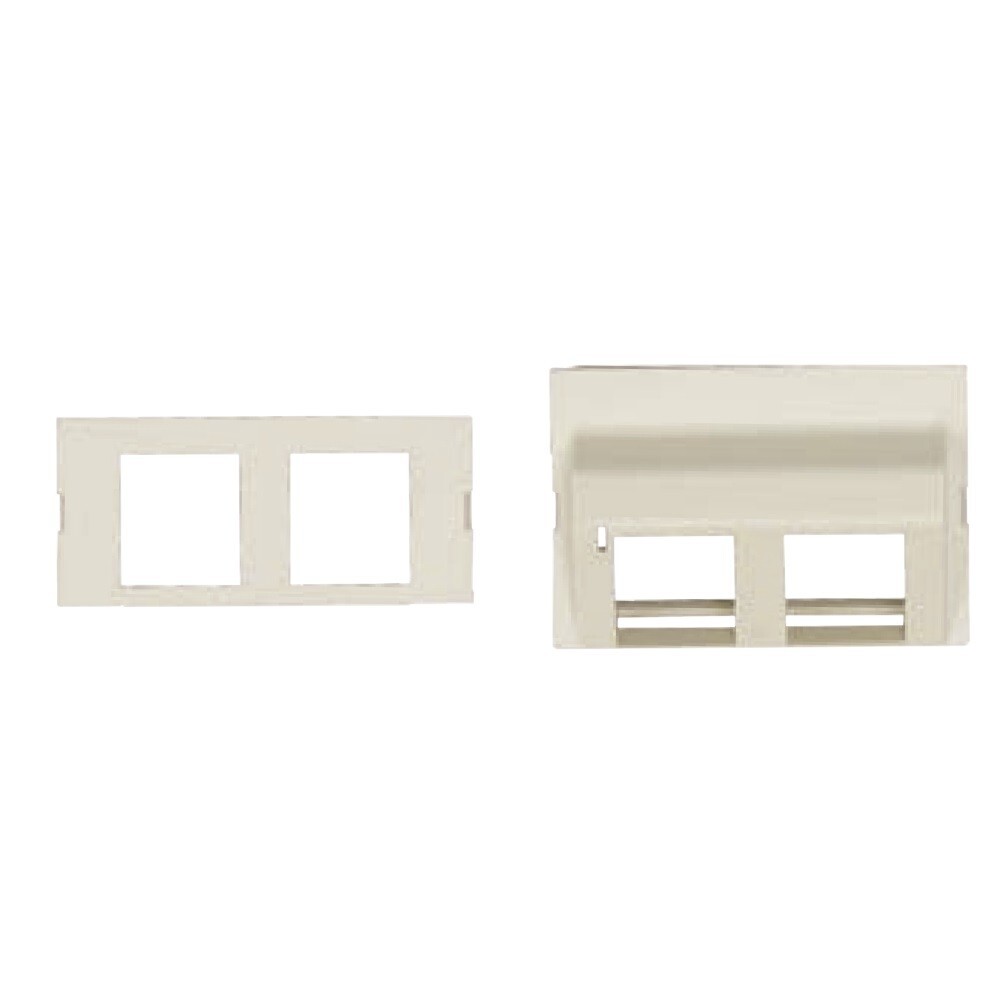 Belden AX102737 MediaFlex KeyConnect Module Insert 2-Port Flush Black Pack Of 10