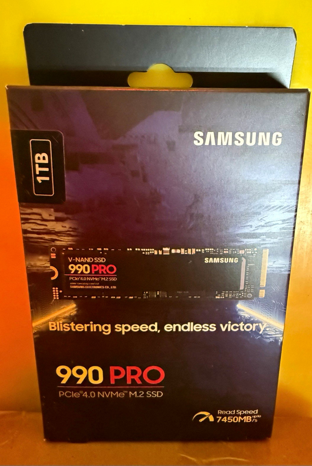 Samsung 990 PRO 1TB PCIe 4.0 NVMe M.2 Internal SSD 7450/6900MB/s