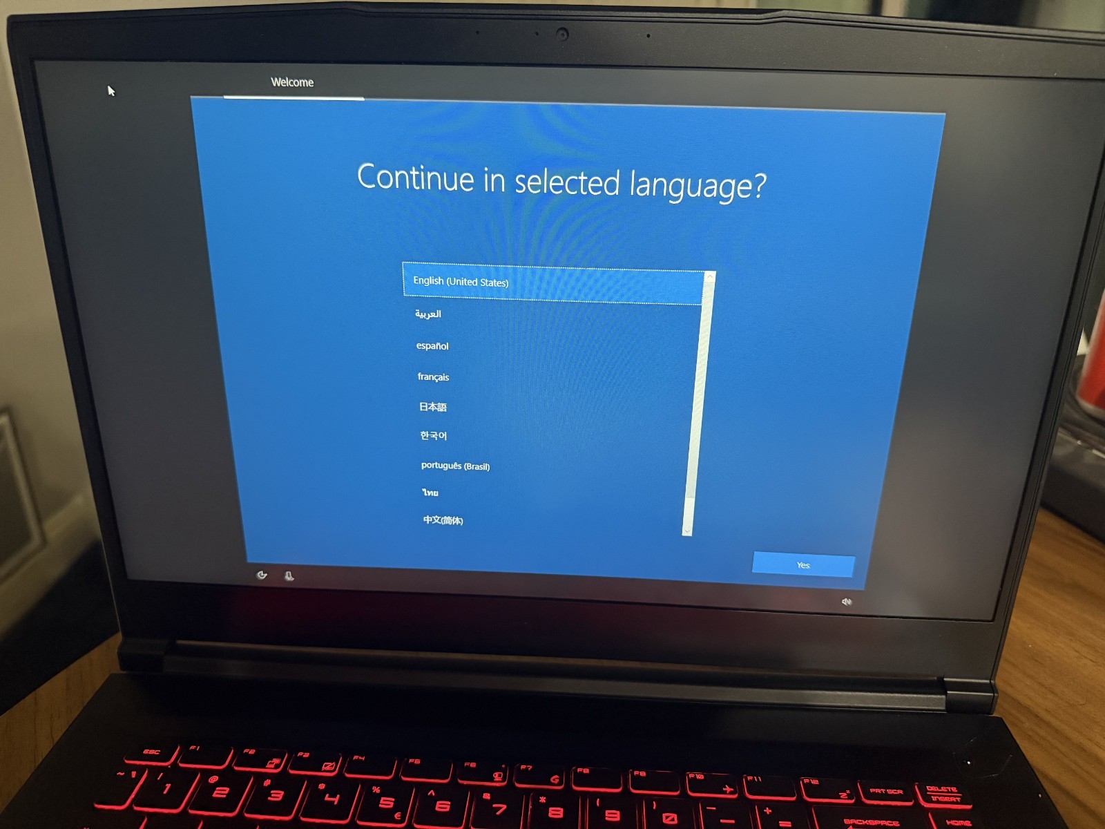 MSI GF63 Thin 10SCXR-222 15.6 256GB SSD Intel Core i5 10th Gen gtx 1650 laptop