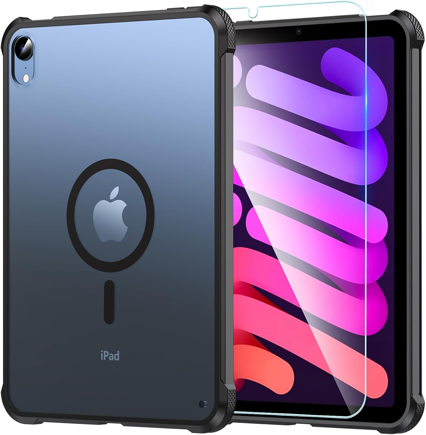 Magnetic Case for Ipad Mini 7 A17 Pro 2024/ Ipad Mini 6 2021 8.3'', Ipad