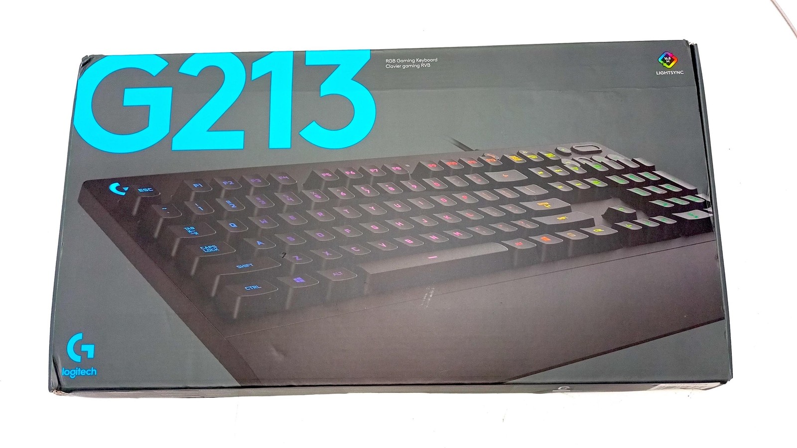 Logitech G213 Prodigy Gaming Keyboard 16.8M RGB 920-008083