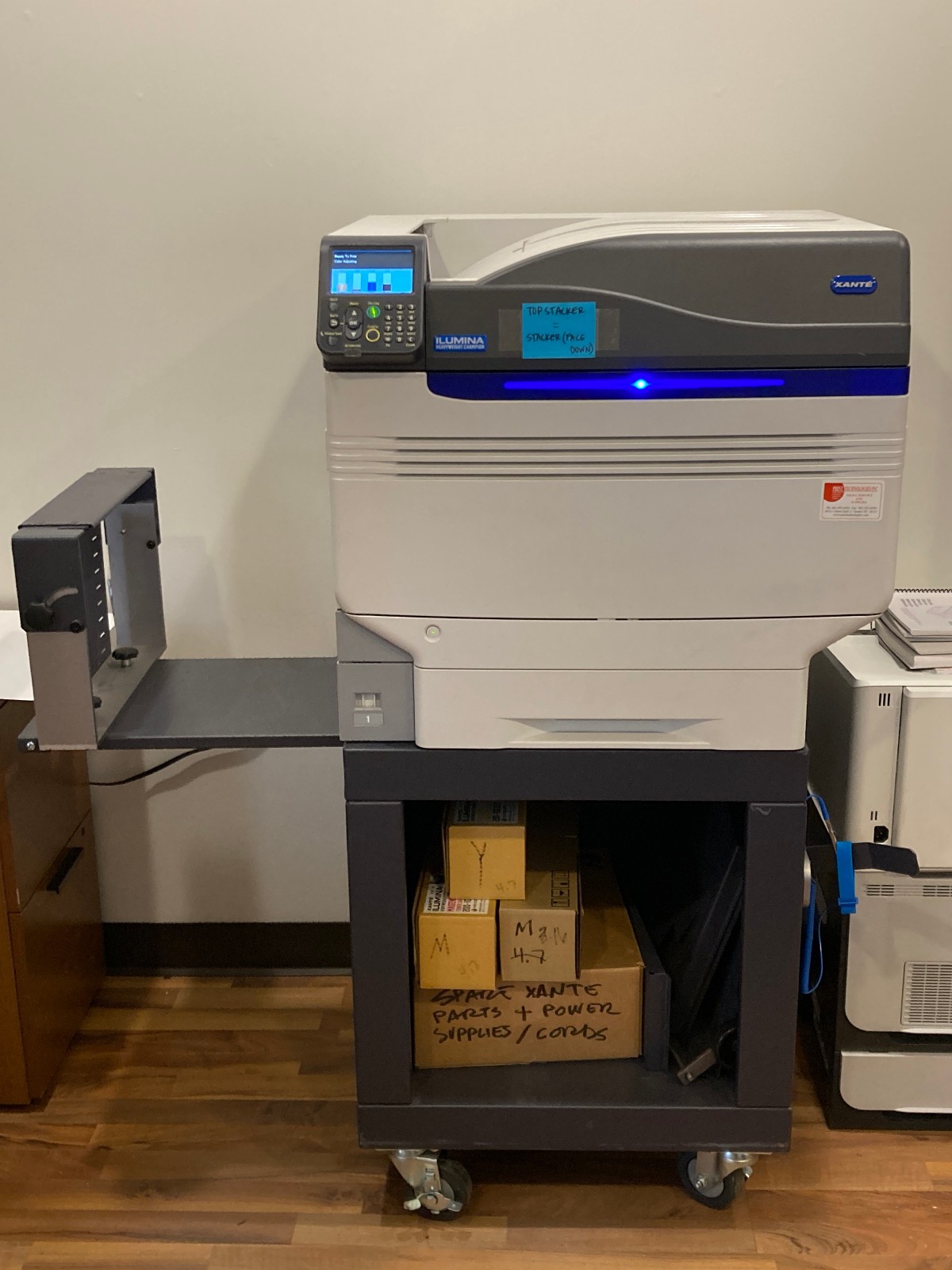 XANTE ILUMINA (OKI) HWC Heavyweight Champion Commercial Color Printer SEE VIDEO