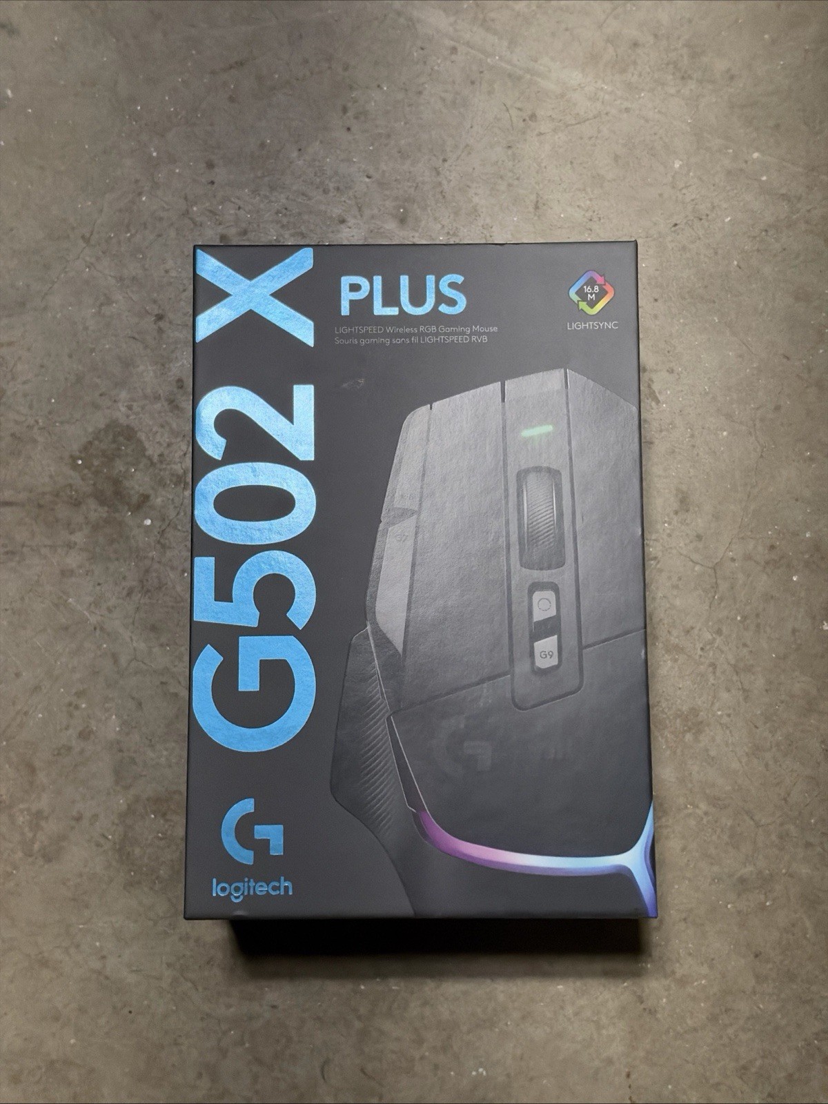 Logitech G502 X PLUS Lightspeed Wireless Gaming Mouse Black Brand New