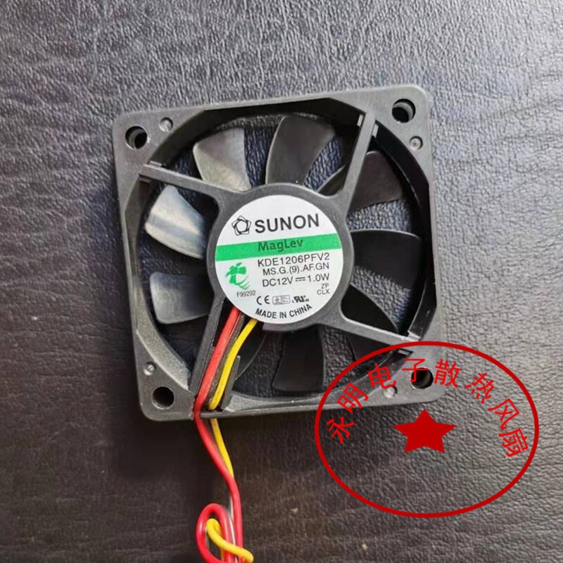 1pc KDE1206PFV2 6010 6cm 12V1.0W Cooling Fan