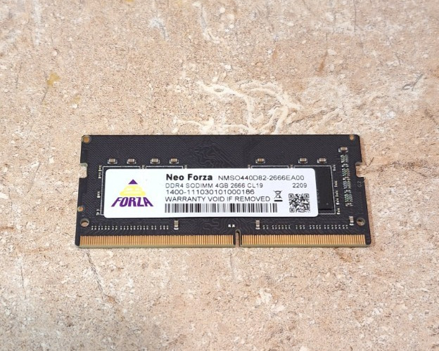 Neo Forza 4GB DDR4 SO-DIMM 2666 CL19 NMSO440D82-2666EA00 LAPTOP RAM MEMORY