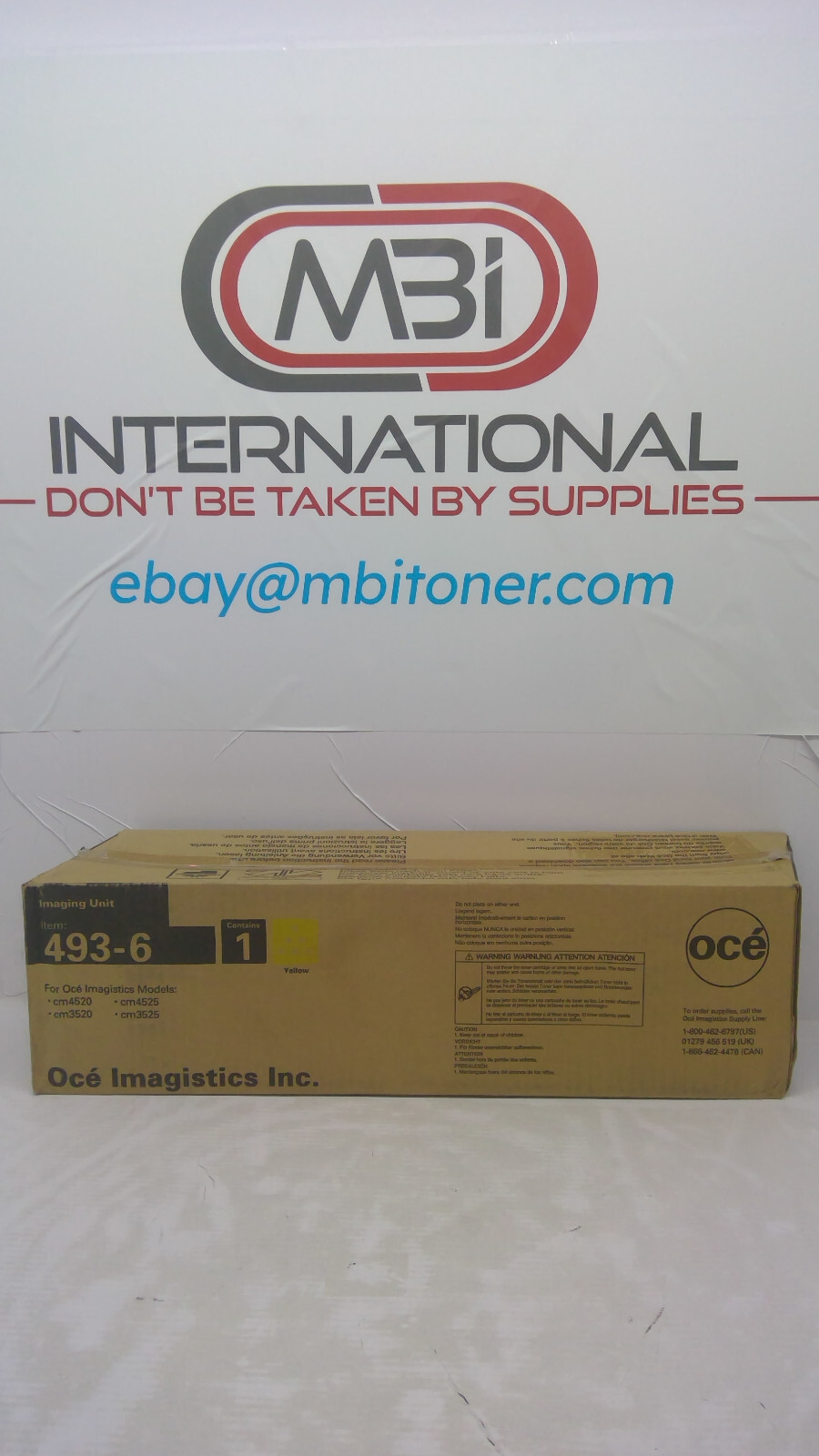 Genuine Oce CM4520/CM4525 Yellow Imaging Unit 493-6, 4936