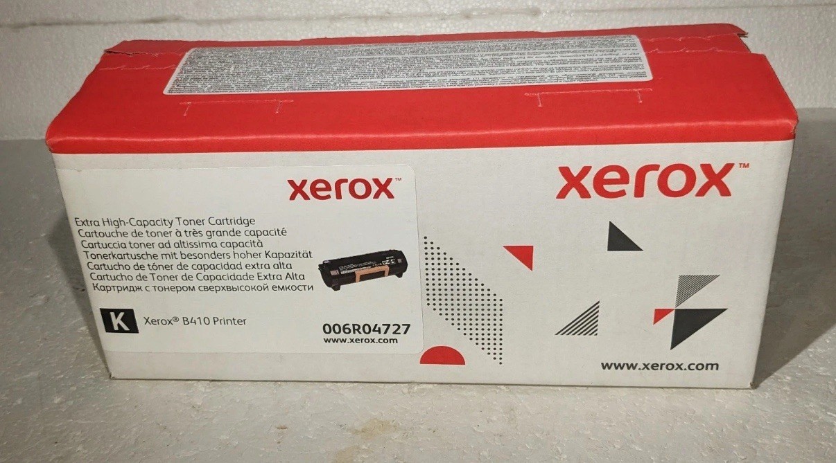 GENUINE  006R04727  BLACK EXTRA HIGH CAPACITY TONER  CARTRIDGE  B410   NEW