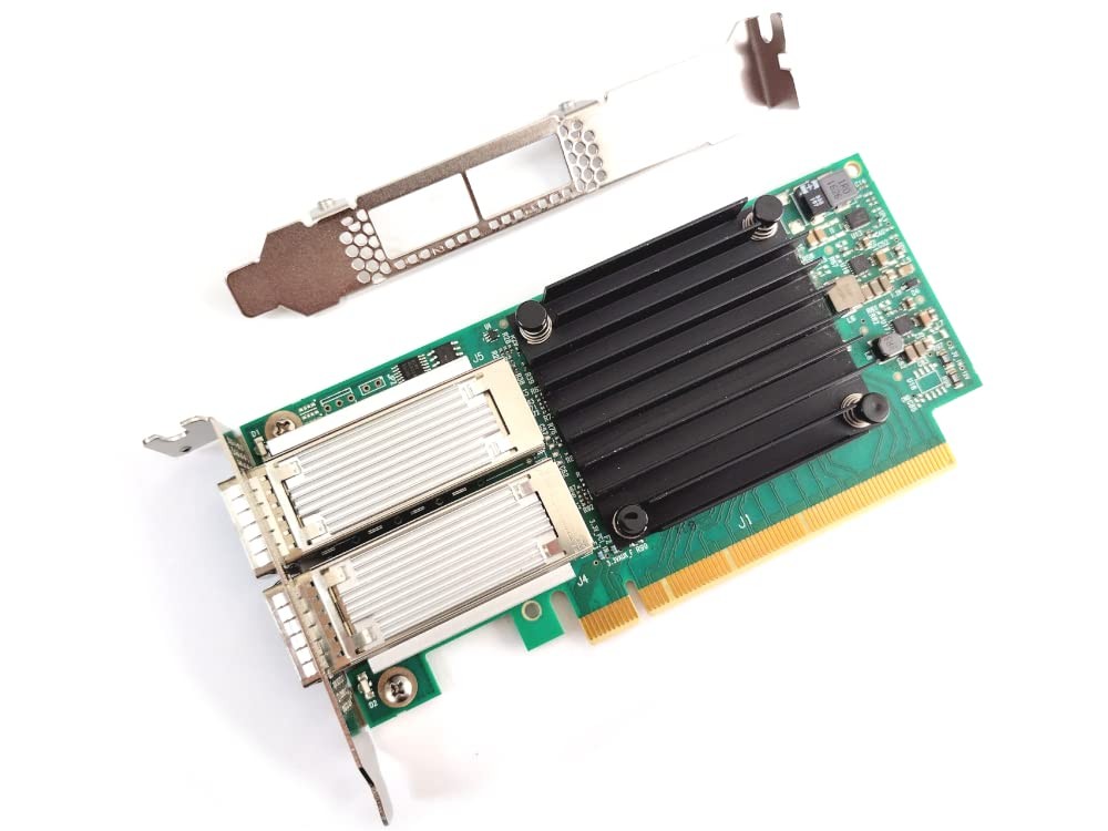 Mellanox MCX456A-ECAT Dual-Port ConnectX-4 VPI 100GbE QSFP28 PCIe NIC MCX456A