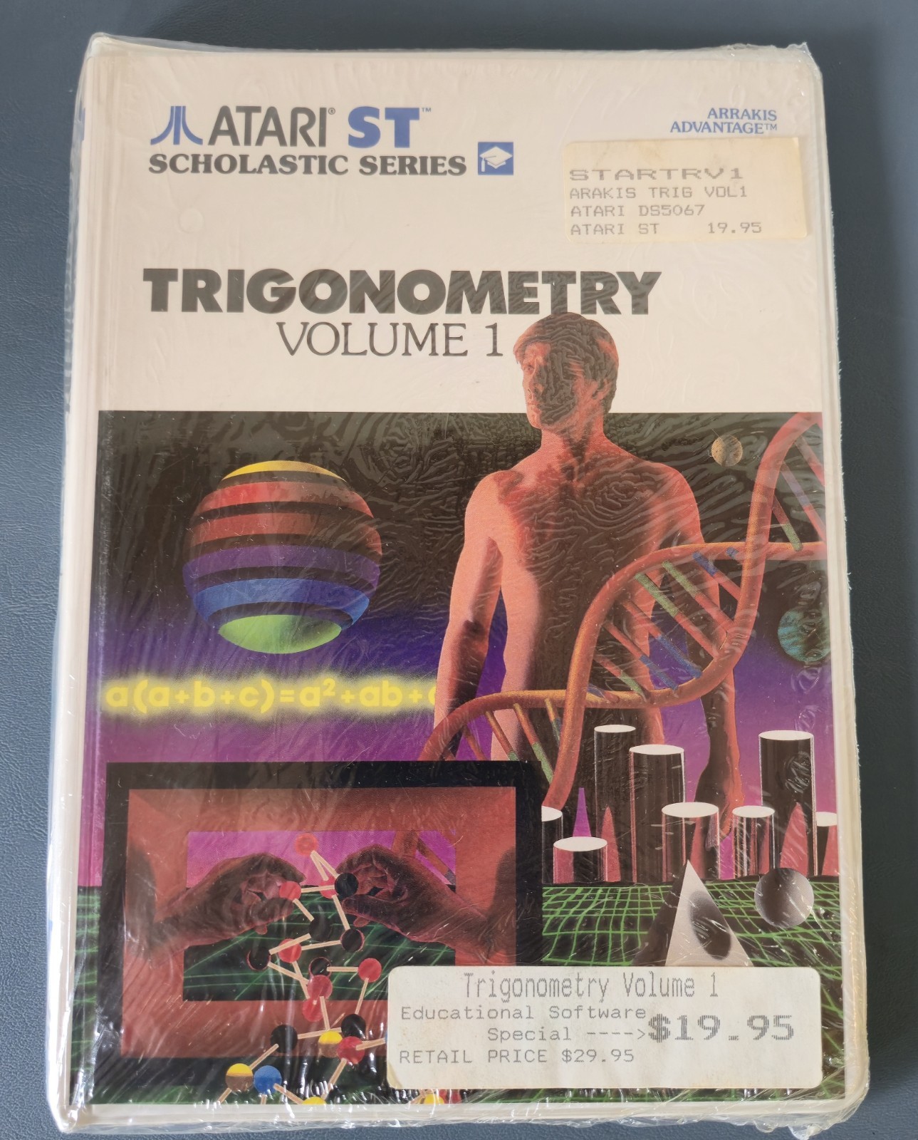 Trigonometry Vol 1 Atari ST Scholastic Series  (1987) NEW SEALED 