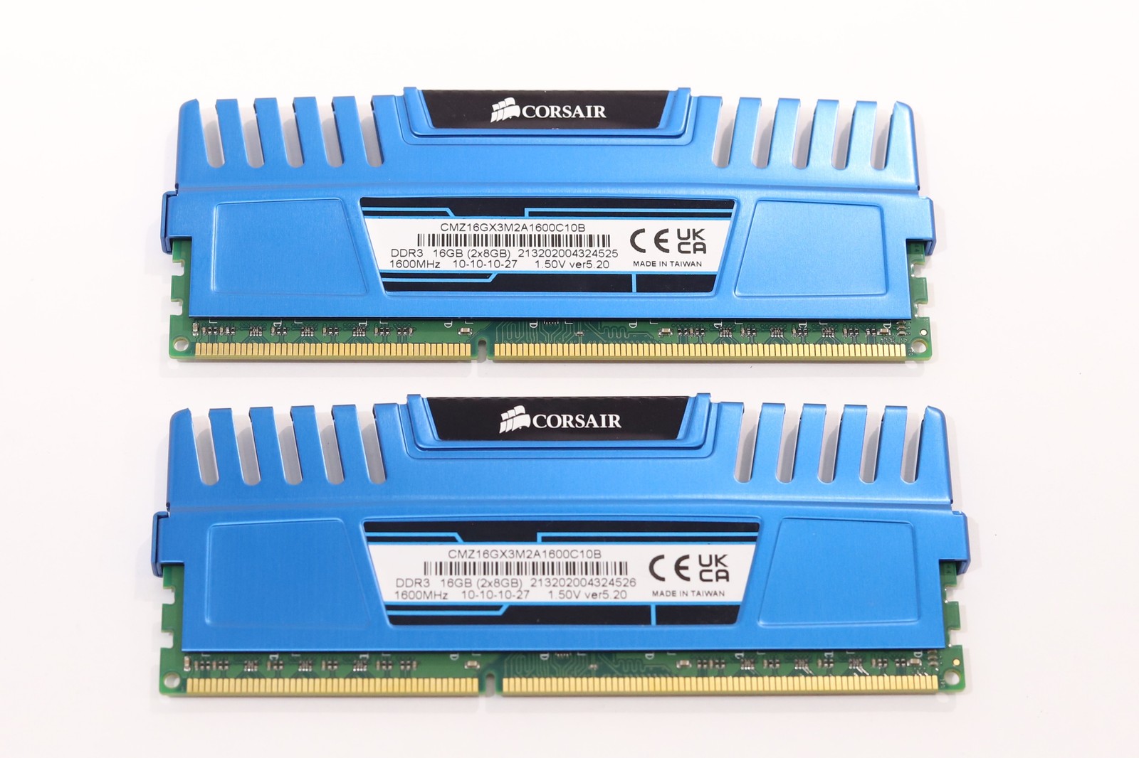Corsair Vengeance 16GB(2x8GB) PC3-12800 DDR3-1600MHz RAM P/N:CMZ16GX3M2A1600C10B