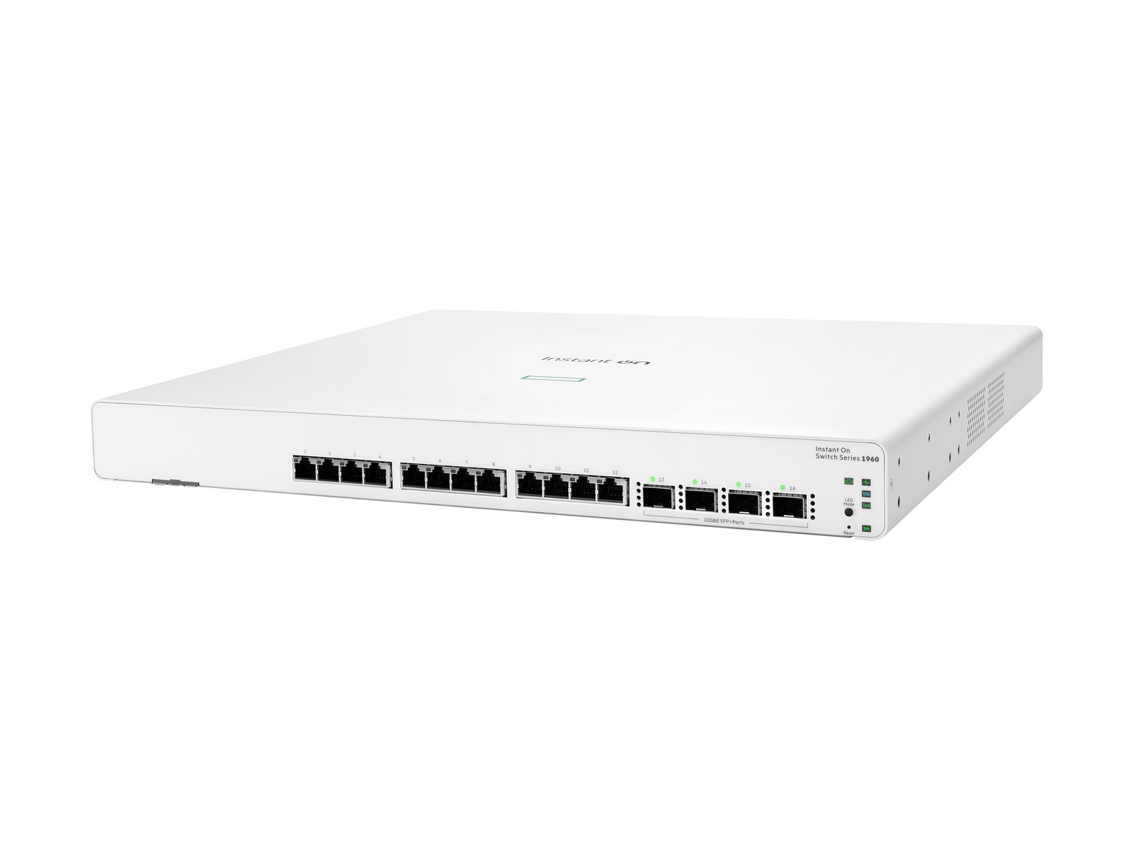 HPE Networking Instant On 1960 12XGT 4SFP+ Switch - switch - 12 por (JL805A#ABA)