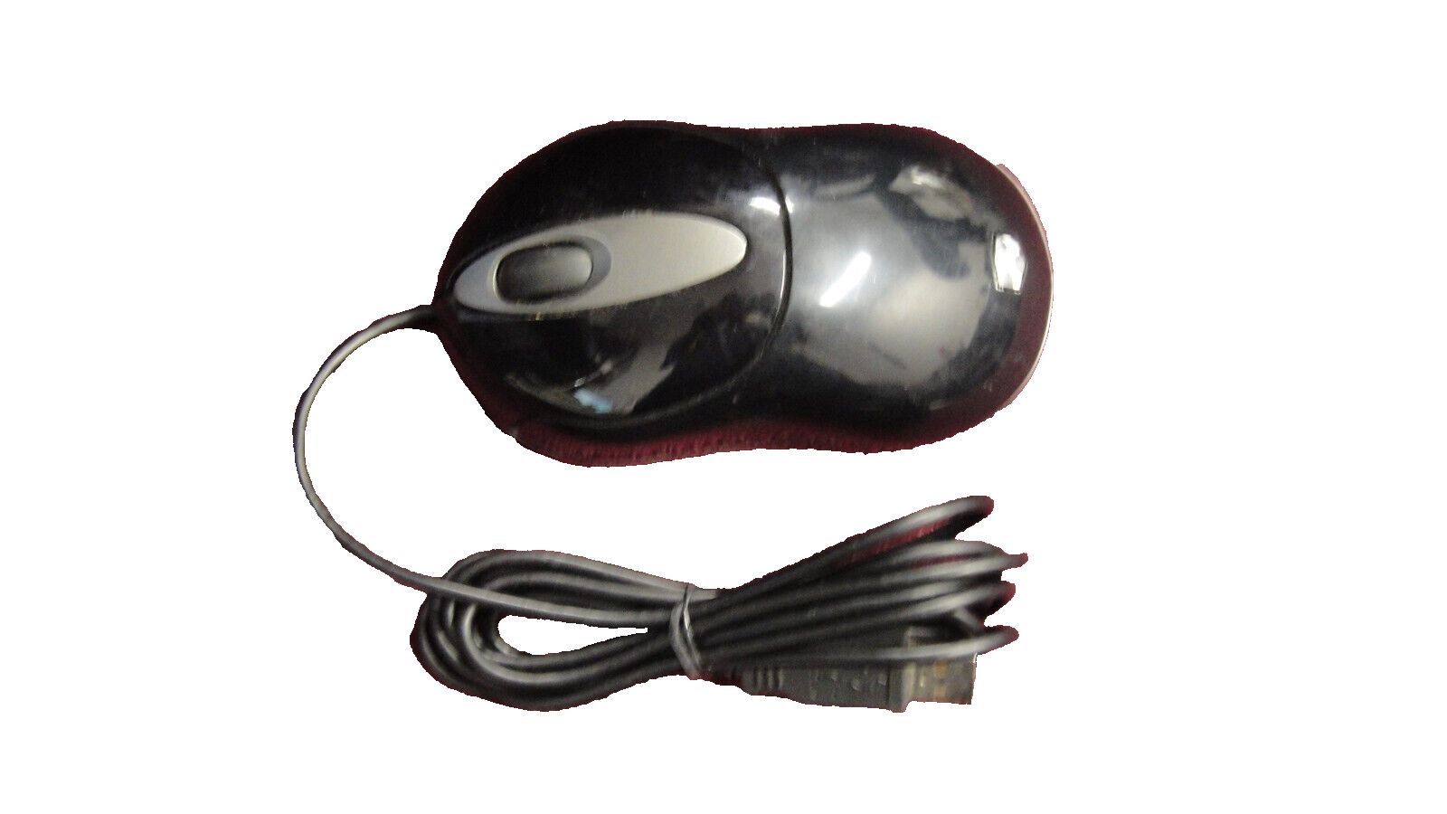 Vintage Black Gateway MOAKUO Optical Wheel Mouse USB Wired - Cleaned & Tested