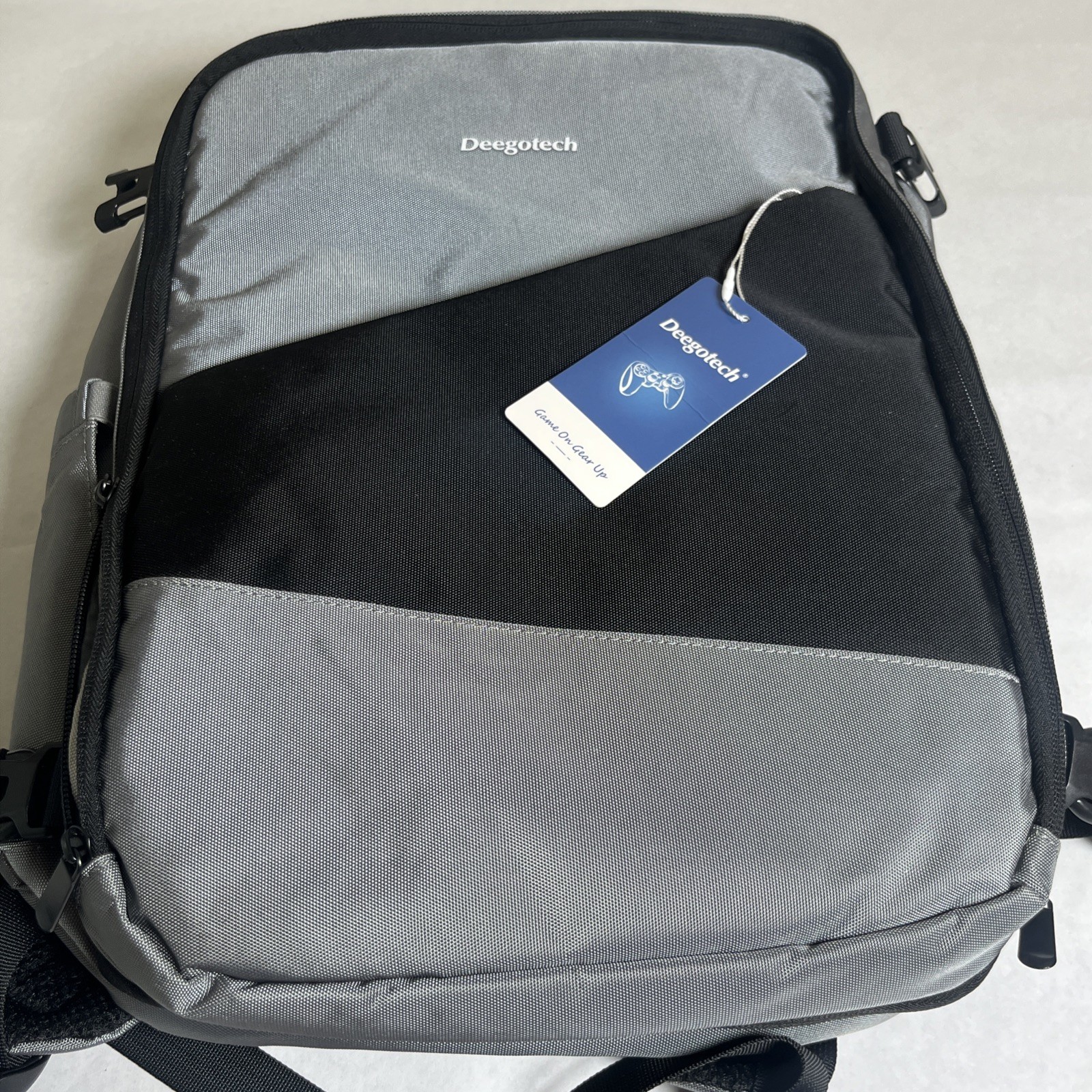 Deegotech Gaming Backpack Fits Up To 17.3-Inch Laptops Gray & Black