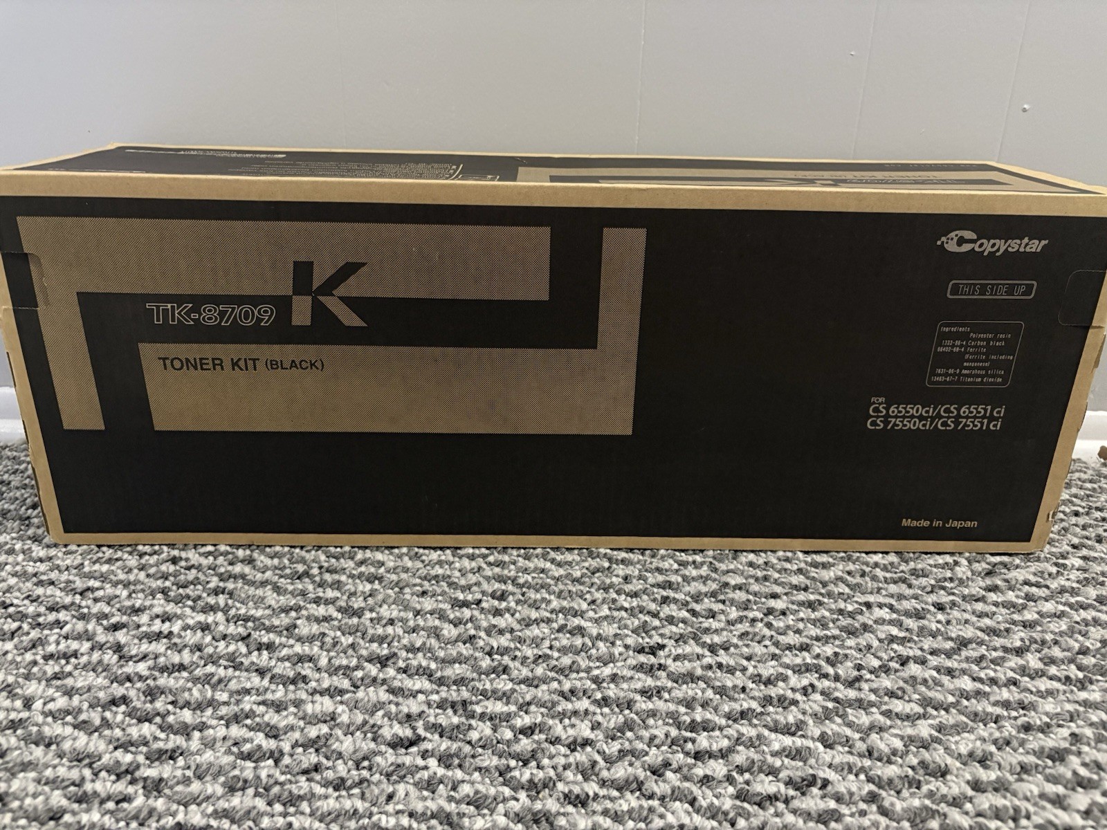 Copystar TK-8709K TK8709K Black Toner Cartridge