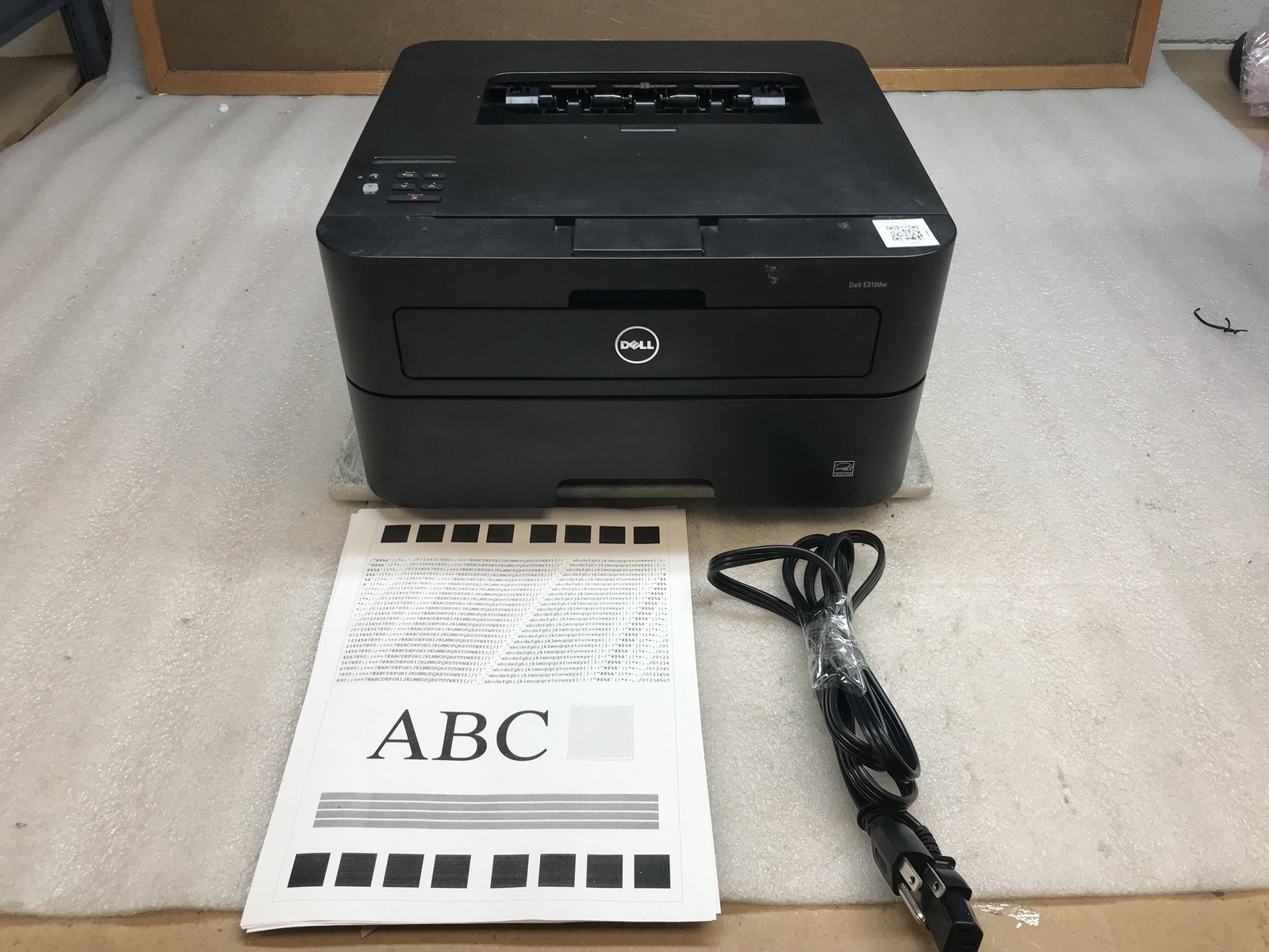 Dell E310DW Wireless Mono Black and White Laser Printer Page Count 9714 w/Toner