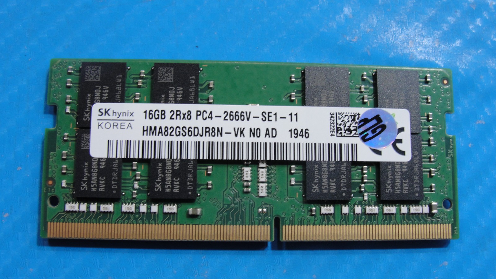 Dell 5401 SK Hynix 16GB 2Rx8 PC4-2666V SO-DIMM Memory RAM HMA82GS6DJR8N-VK