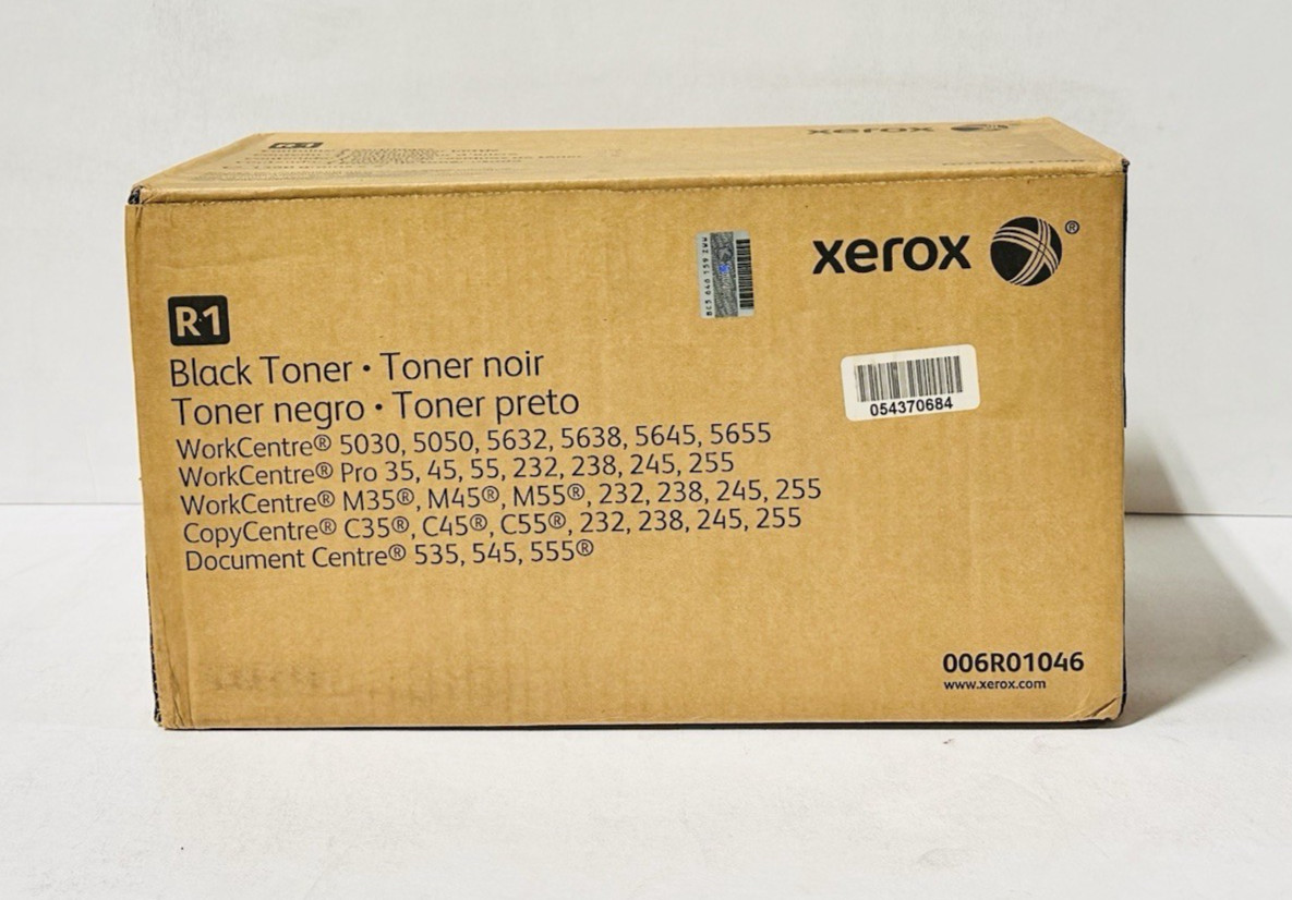 Genuine Xerox 006R01046 | 2 PACK Black Toner Cartridge w/ Waste Toner Bottle