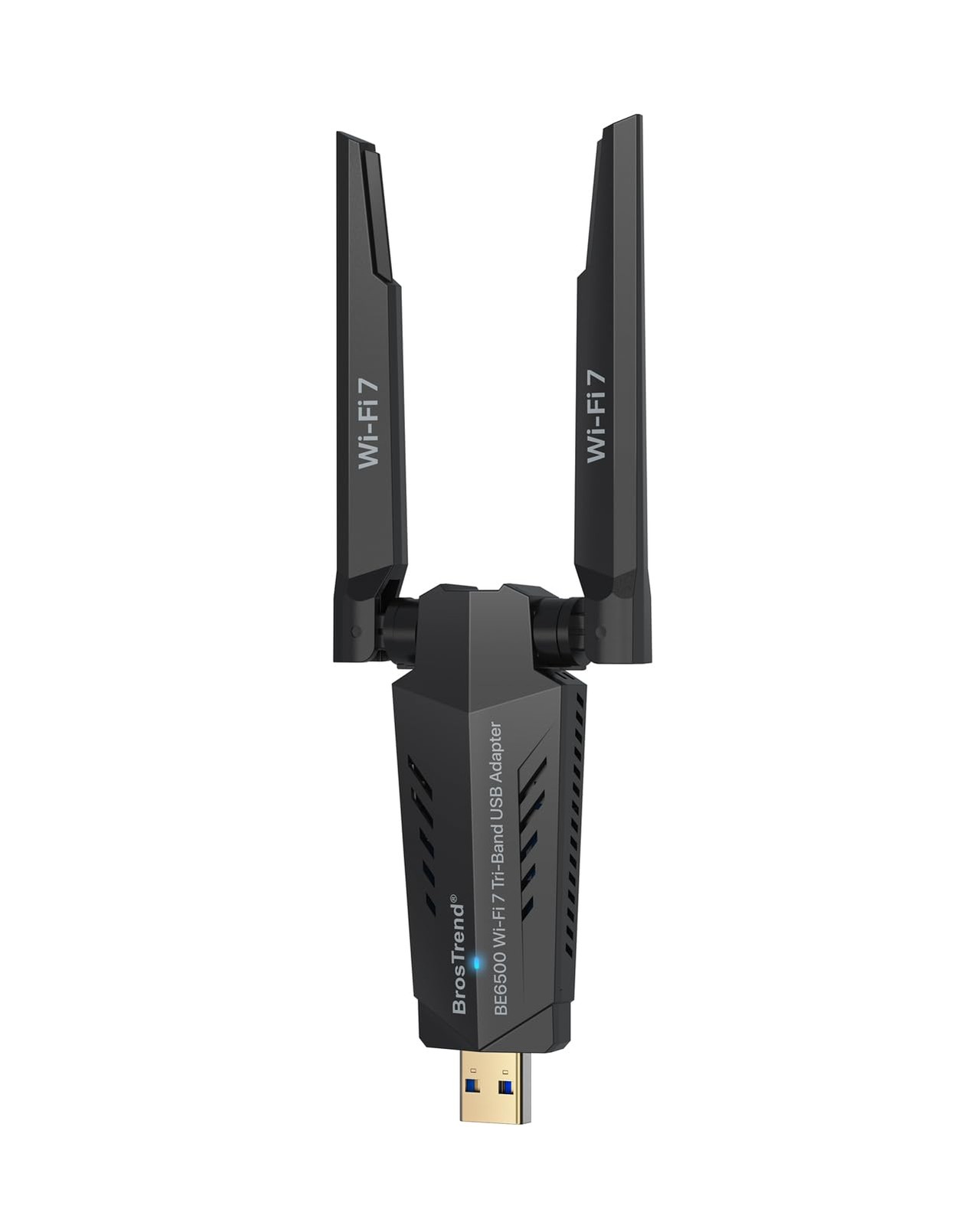BE6500 USB WiFi 7 Adapter for Desktop PC Tri-Band Long Range WPA3