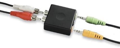Logitech X-620 Surround Sound Double Minijack Input 2x 3.5mm Rca Stereo Adapter