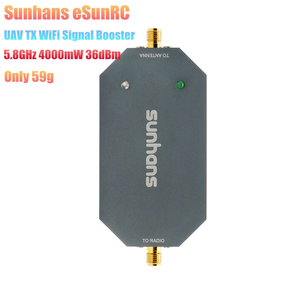 Sunhans eSunRC 4000mW 5.8GHz 36dBm TX WiFi Signal Booster UAV Transmit Amplifier