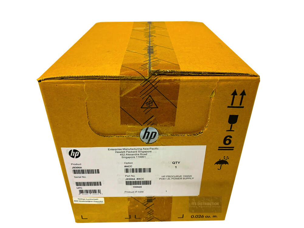 J9306A I Open Box HPE ProCurve 1500W AC Power Supply