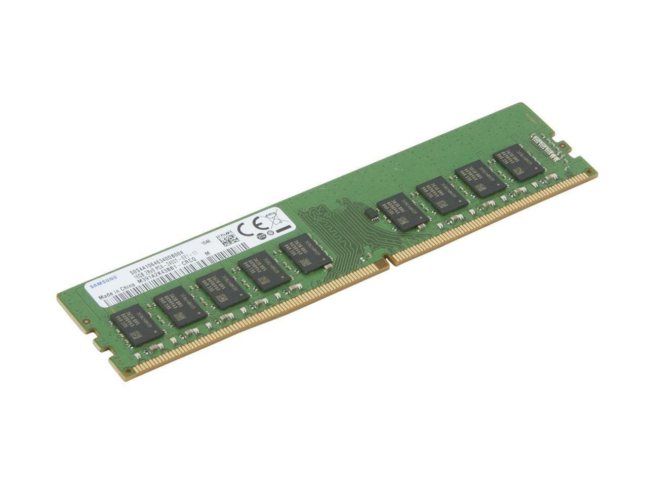 Samsung 16GB DDR4 2400Mhz ECC UDIMM CL17 Samsung Server Memory M391A2K43BB1-CRC