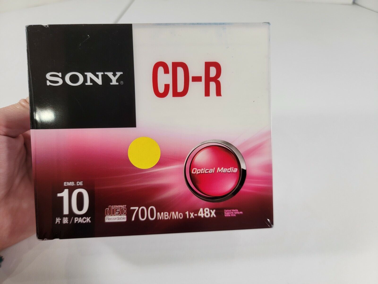 Sony CD-R 30 Pack (w/slim jcs)700MB/Mo 1x-48x speed Optical Media Factory Sealed