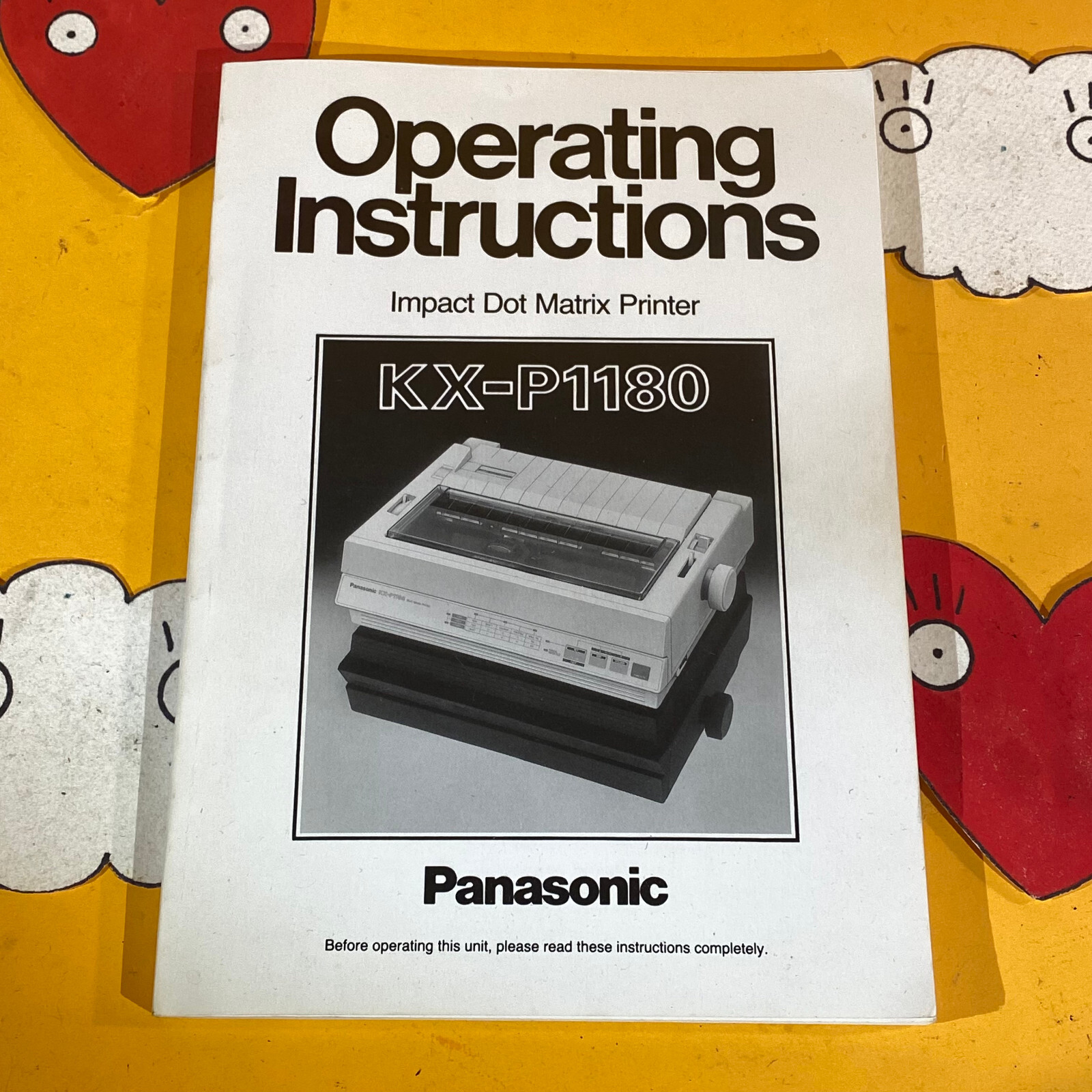 PANASONIC 9 PIN DOT-MATRIX PRINTER KX-P1180 MANUAL - Atari