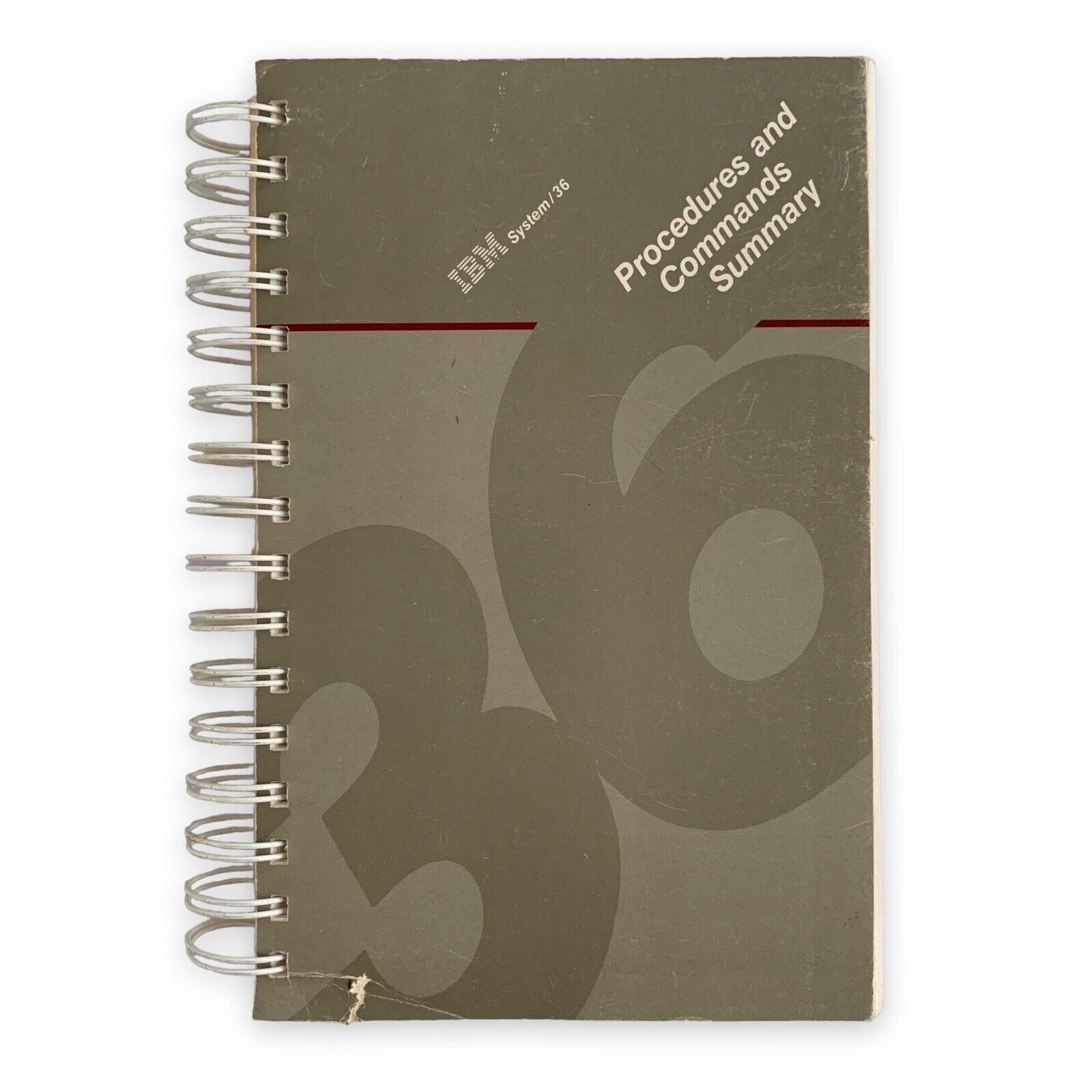 IBM System/36 Procedures Commands Summary Manual 1987 SC21-9024-5