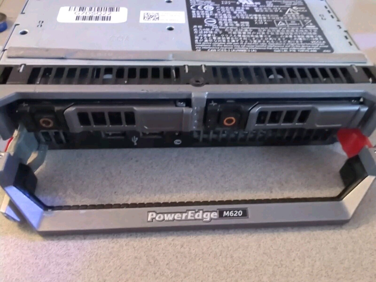Dell PowerEdge M620 Blade Server 2x 10C E5-2690v2 64GB Ram 2x 600GB 10k HDD