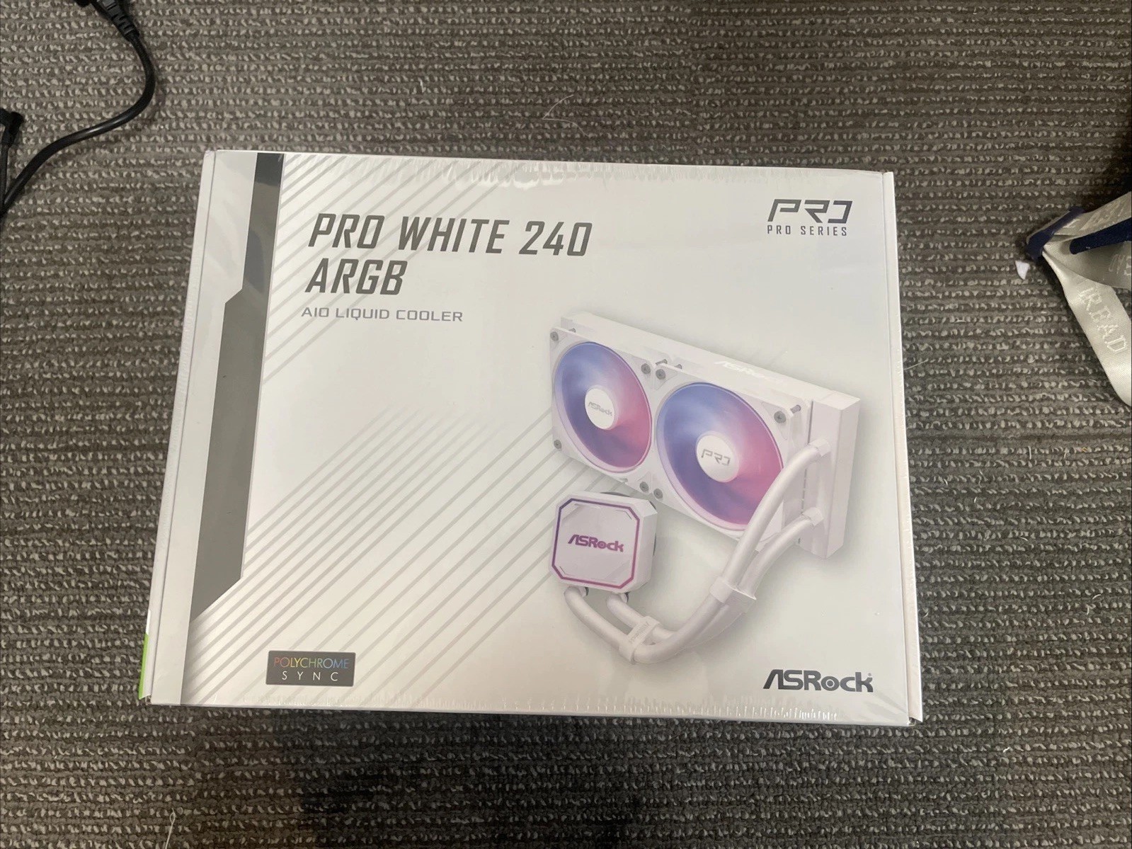 ASRock PRO White 240 ARGB AIO Liquid CPU Cooler