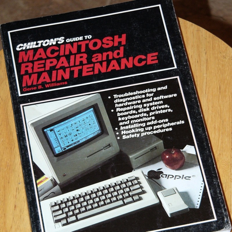 1980s Apple Macintosh Repair & Maintenance Guide 512K Mac XL Mac Plus SAMS