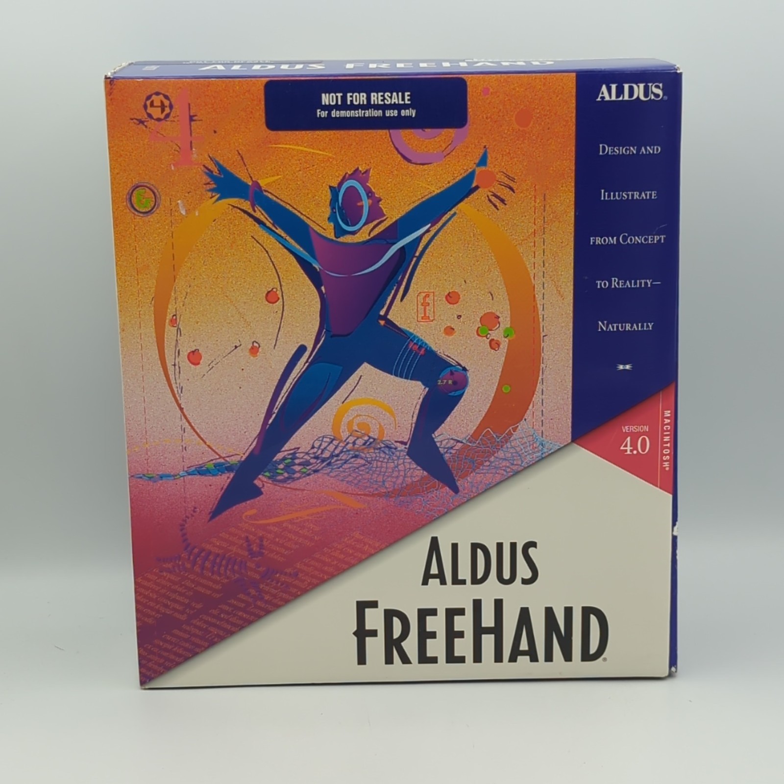Aldus FreeHand Version 4.0 Apple Macintosh 3.5" 1.4M Discs 1993