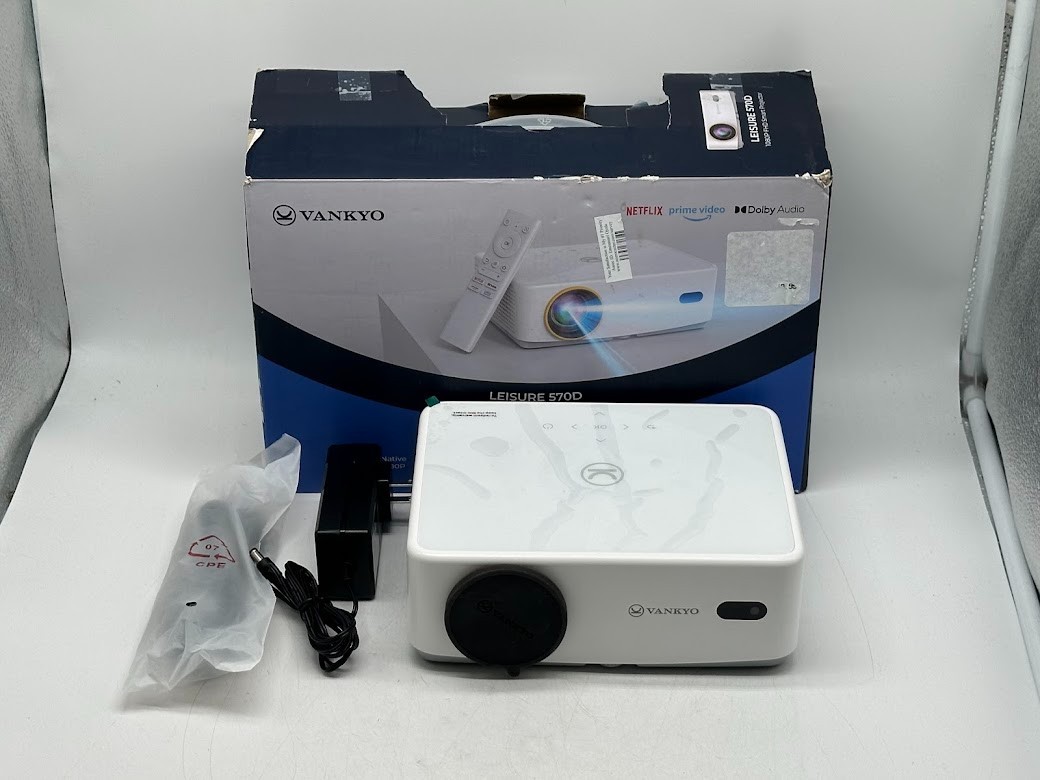 Vankyo Leisure 570D 1080P Projector with Built-In Streaming Content Full HD