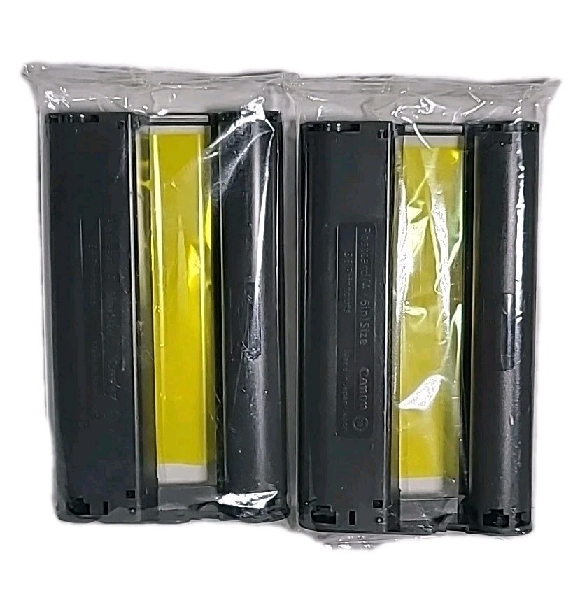 Genuine Canon Postcard Size Ink Cartridge NEW SEALED 36 Print Outs (Lot of 2)