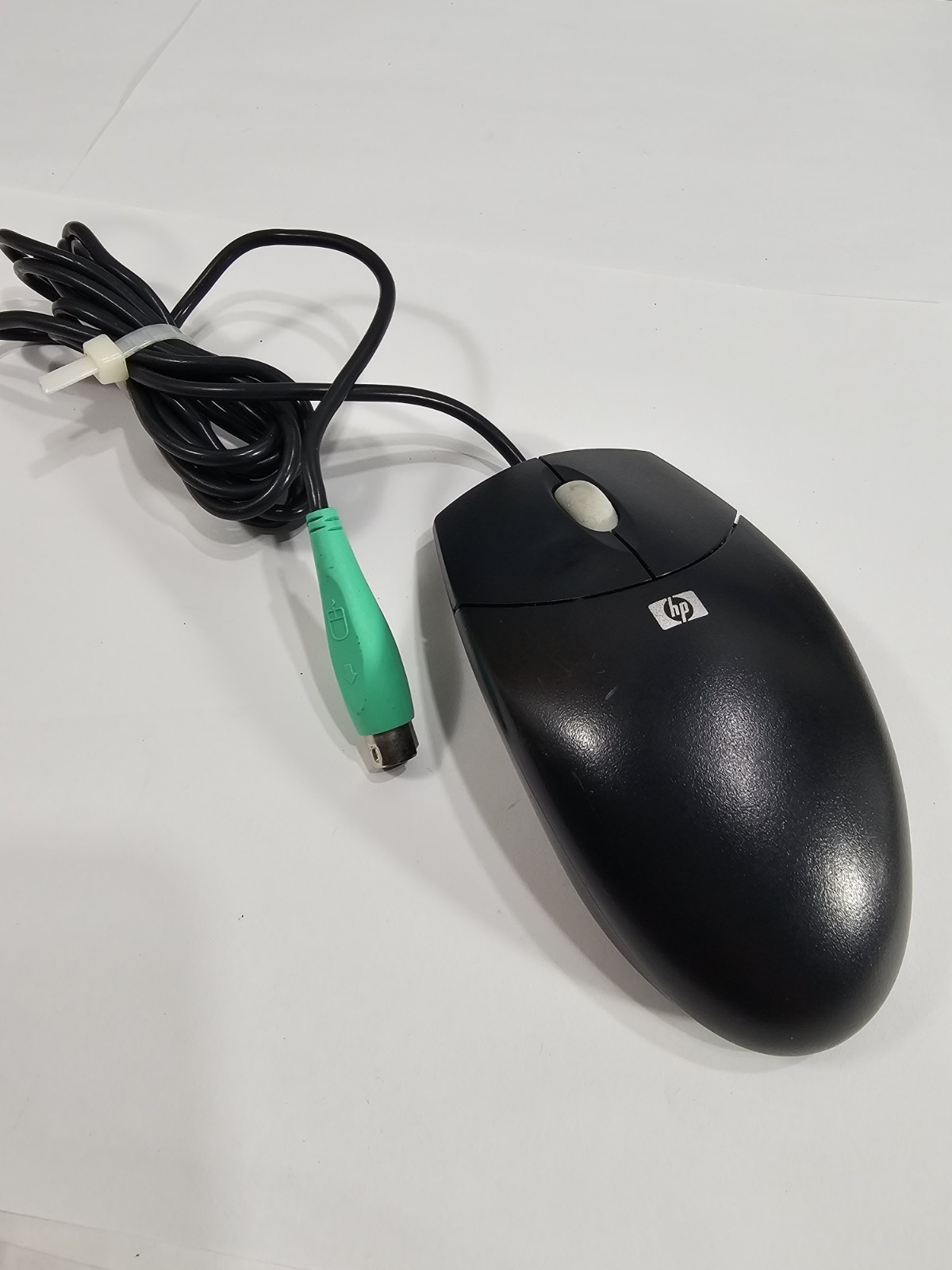Genuine HP M-S69 PS2 Track Ball Mouse W/ Scroll Wheel  Vtg