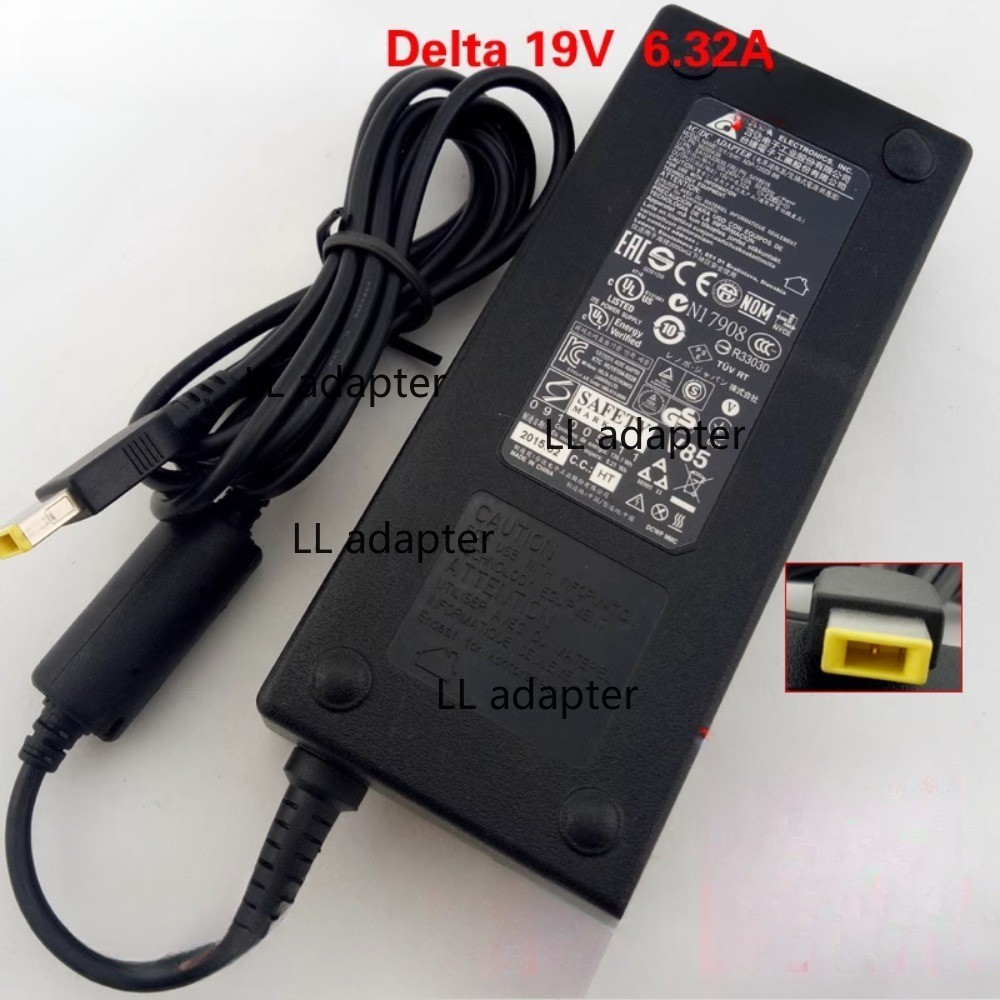 Delta 120W 19V 6.32A Charger ADP-120ZB BB AC Adapter Power Supply for Lenovo