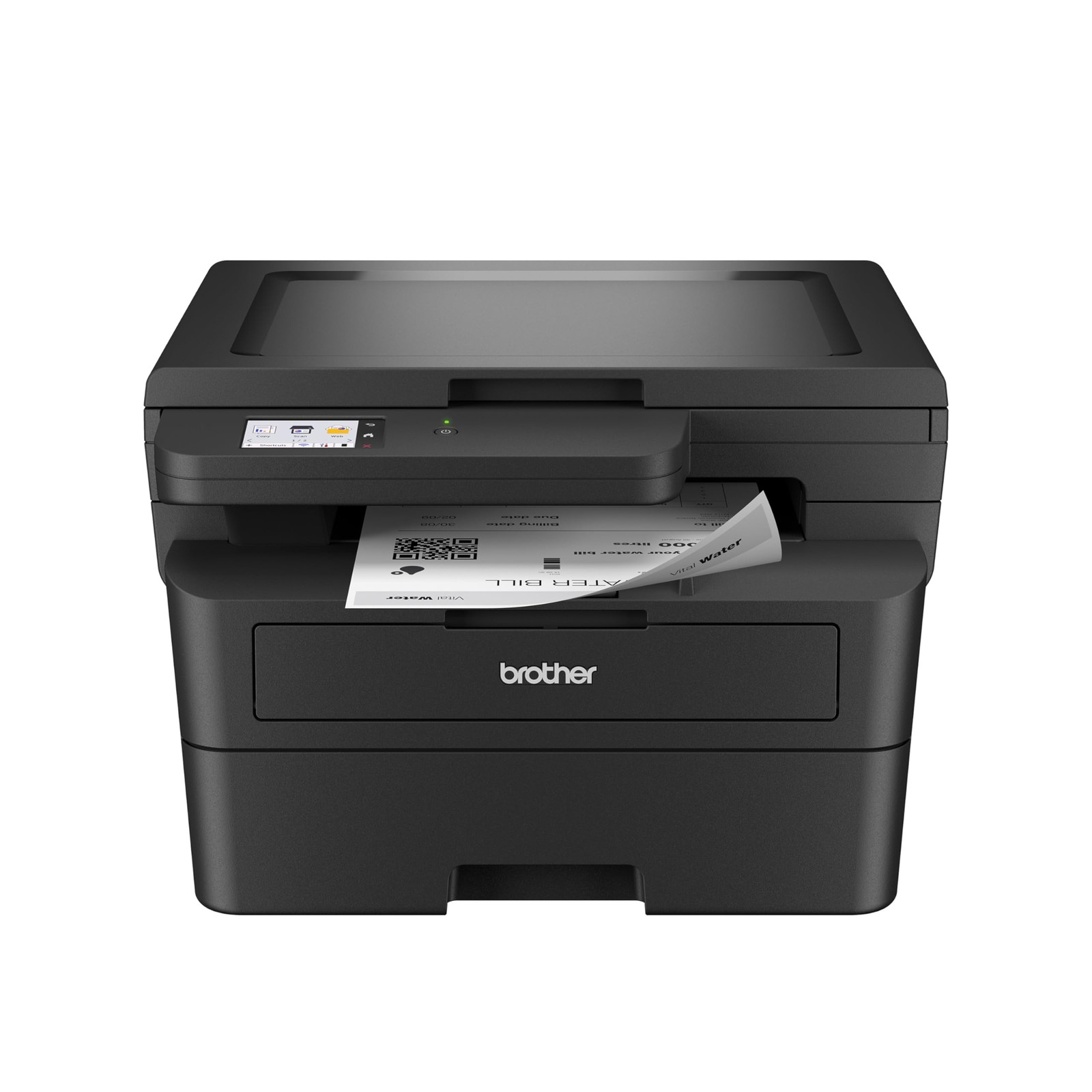 Printer Monochrome Laser Compact Duplex Mobile Brother HLL2480DW Wireless Copy